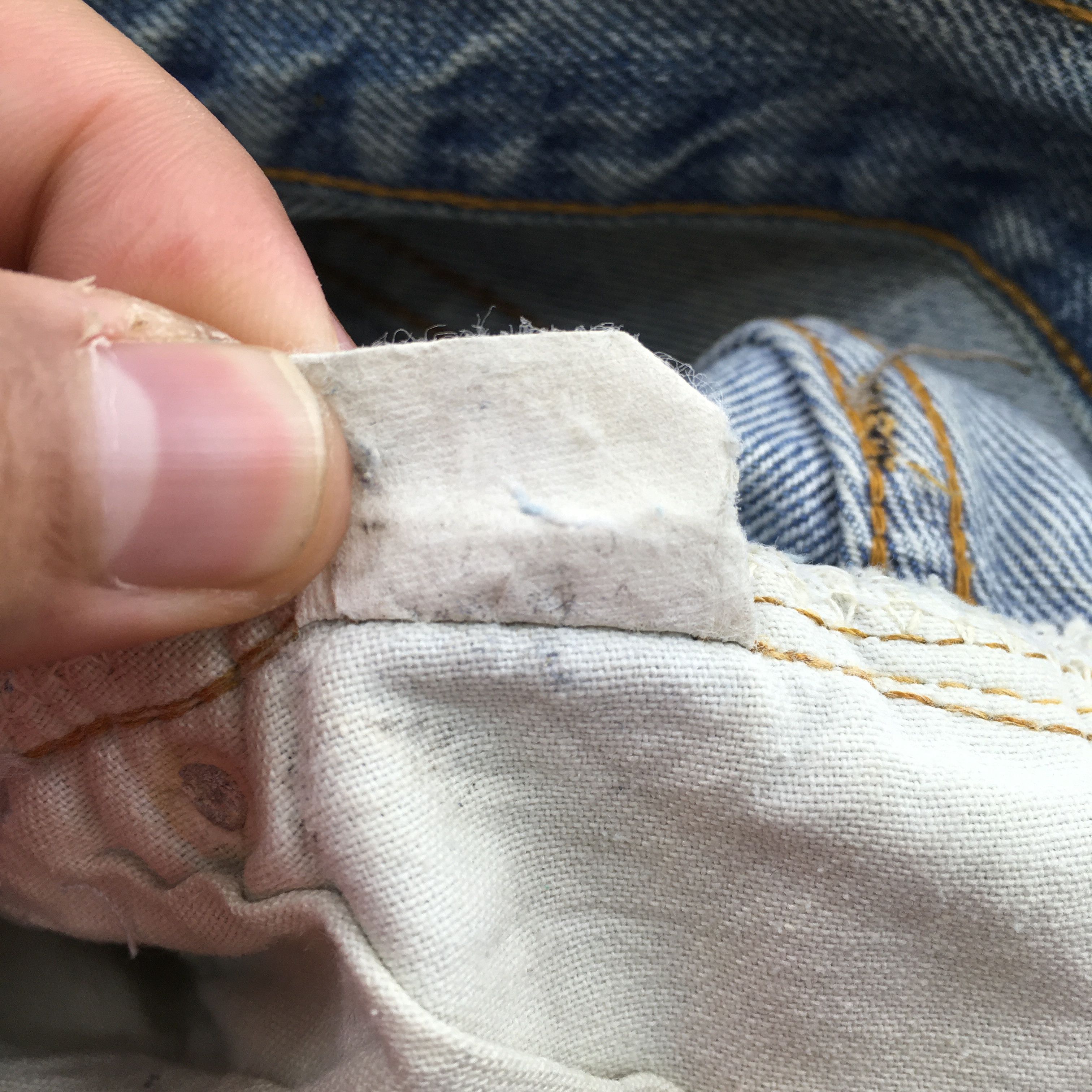 Levi's Size 31x29 Vintage 70s Levi's 501 Selvedge Jeans S1901 Size US 31 - 15 Thumbnail