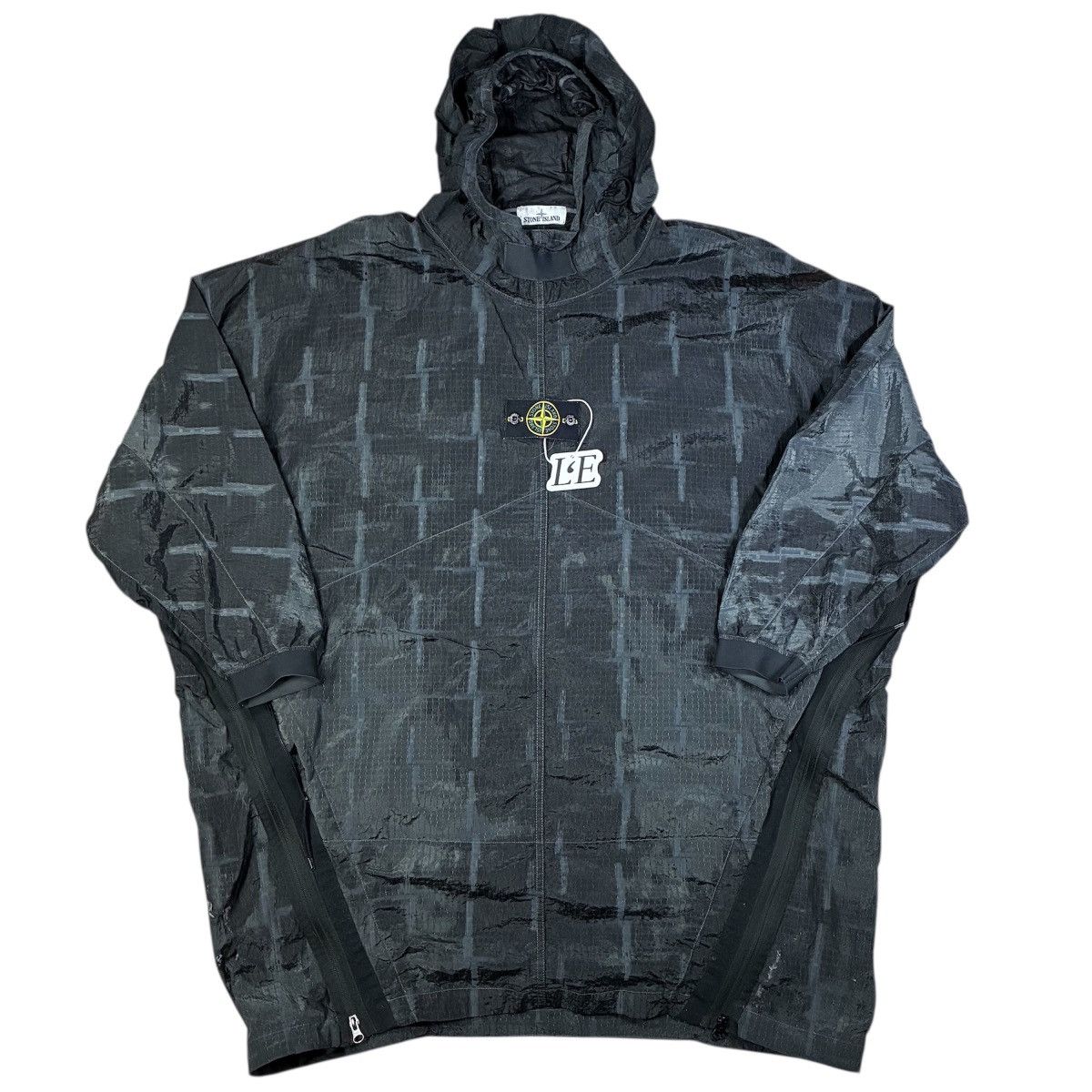 Stone Island Stone Island Check Jacquard Nylon Metal Rain Poncho Size M Size US M / EU 48-50 / 2 - 1 Thumbnail