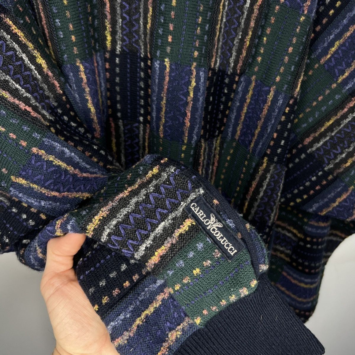 Carlo Colucci × Coogi × Vintage Vintage Carlo Colucci Coogi Sweater Jumper Knitwear Wool Size US L / EU 52-54 / 3 - 10 Thumbnail