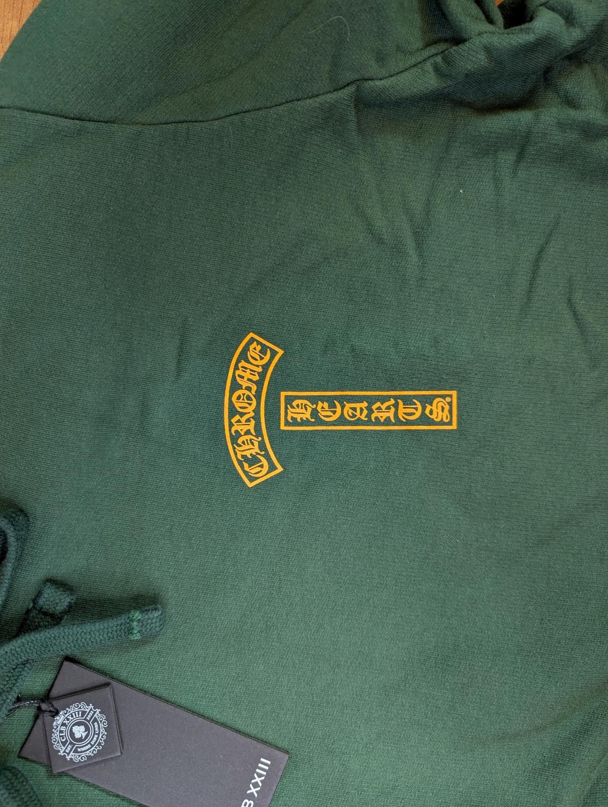 Chrome Hearts Chrome Hearts T-Bar Logo Hoodie in Green - X-Large Size US XL / EU 56 / 4 - 3 Thumbnail