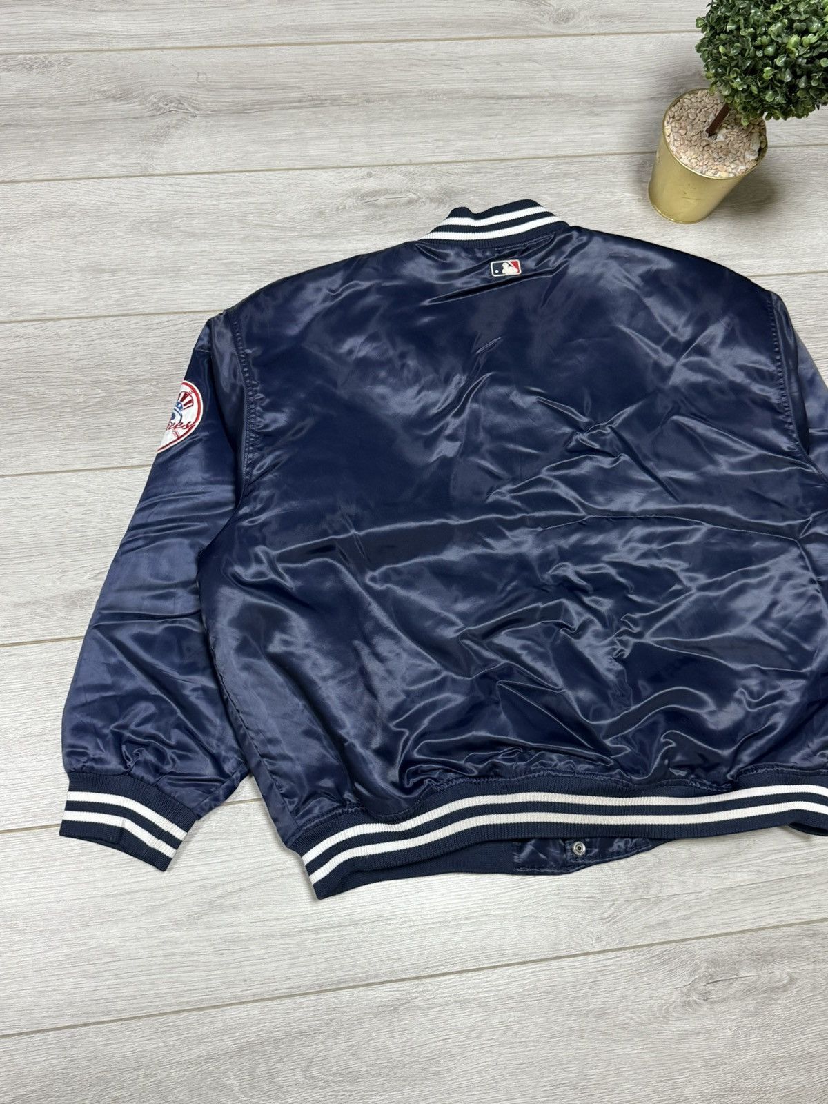 Majestic Majestic Yankees vintage baseball bomber varsity buttons Size US XXL / EU 58 / 5 - 11 Thumbnail