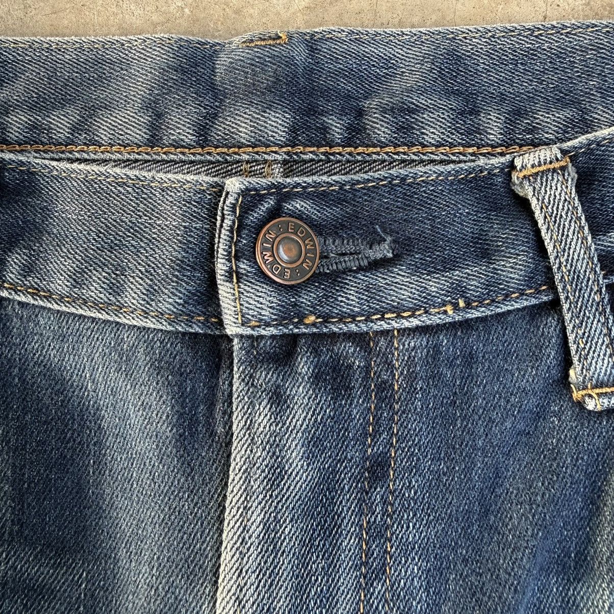 Edwin Vintage Edwin Mud Washer Faded Denim Jean Pants W35 Size US 35 - 4 Thumbnail