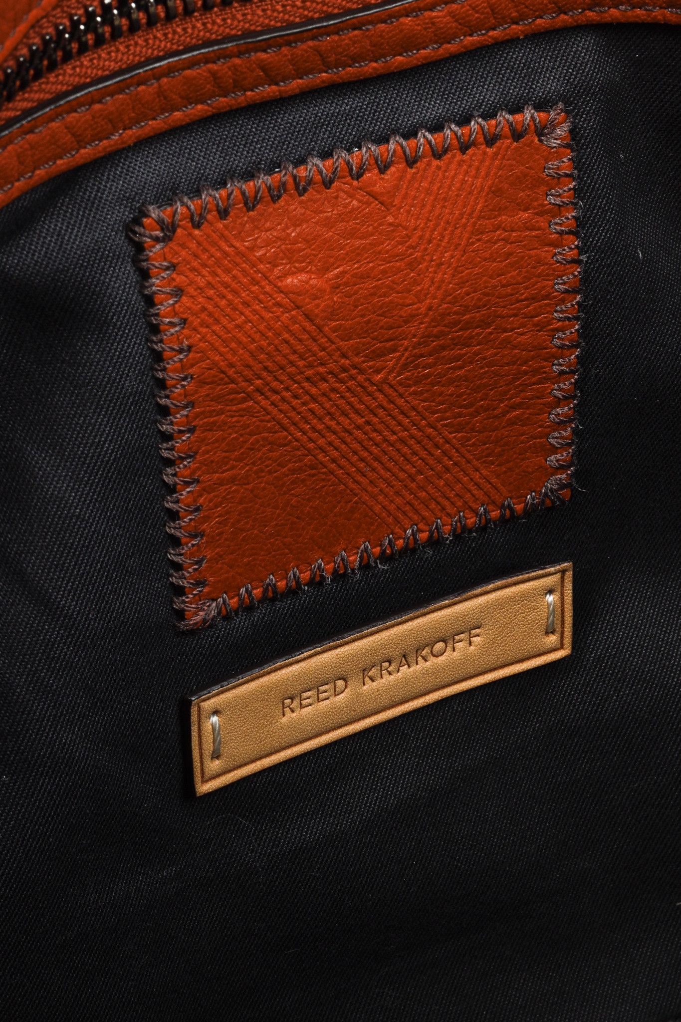 Other Reed Krakoff Orange Leather Suede Belted Tote Bag Size ONE SIZE - 15 Thumbnail