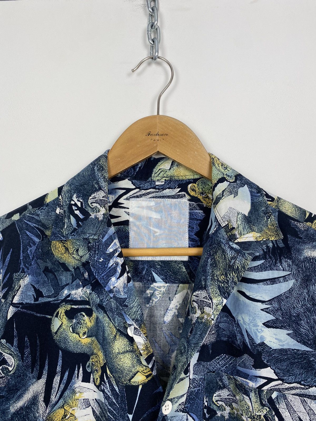 Vintage Vintage Hawaiian Short Sleeve Shirt top Floral lions animals Size US XL / EU 56 / 4 - 3 Thumbnail