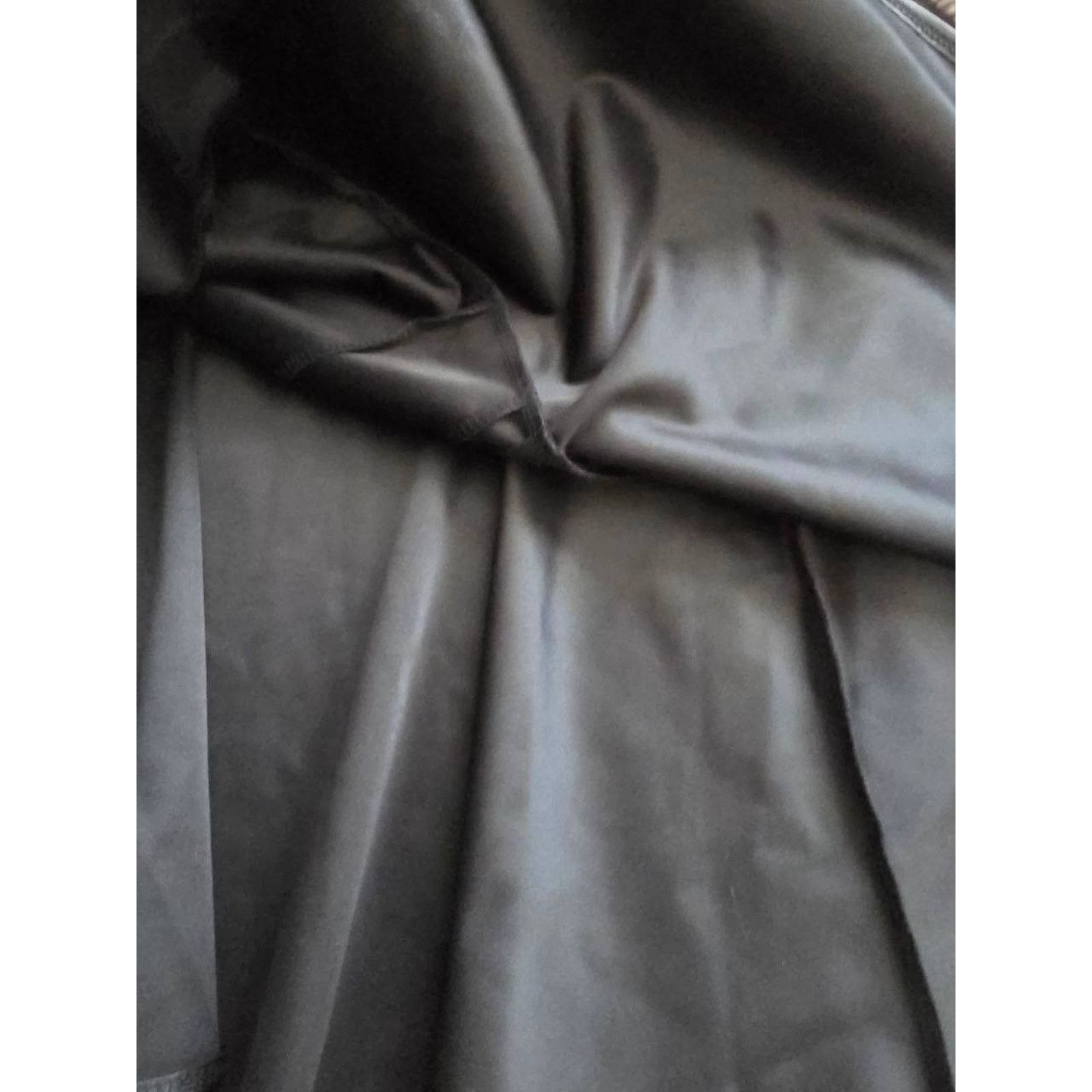 Achilles Ion Gabriel Ashley Stewart Faux Leather Top Long Sleeve Black 1X A001933 Size ONE SIZE - 4 Thumbnail