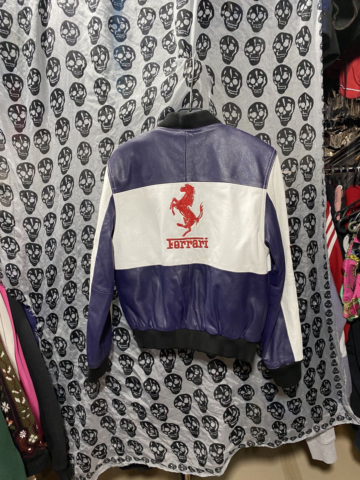 Ferrari Ferrari Vintage leather jacket big logo for woman Size XS / US 0-2 / IT 36-38 - 2 Thumbnail