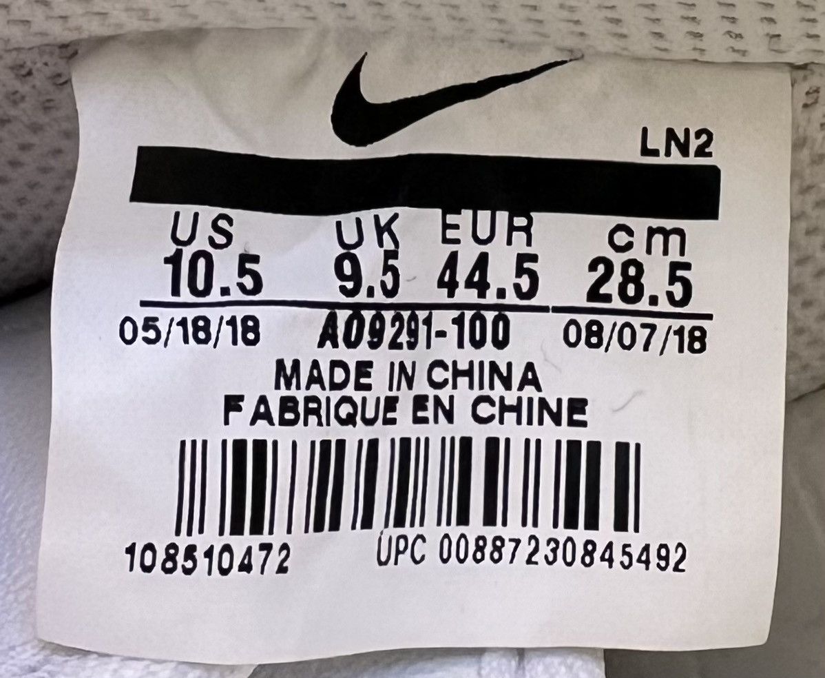 John Elliott × Nike AIR FORCE ONE - JOHN ELLIOTT Size US 10.5 / EU 43-44 - 6 Thumbnail