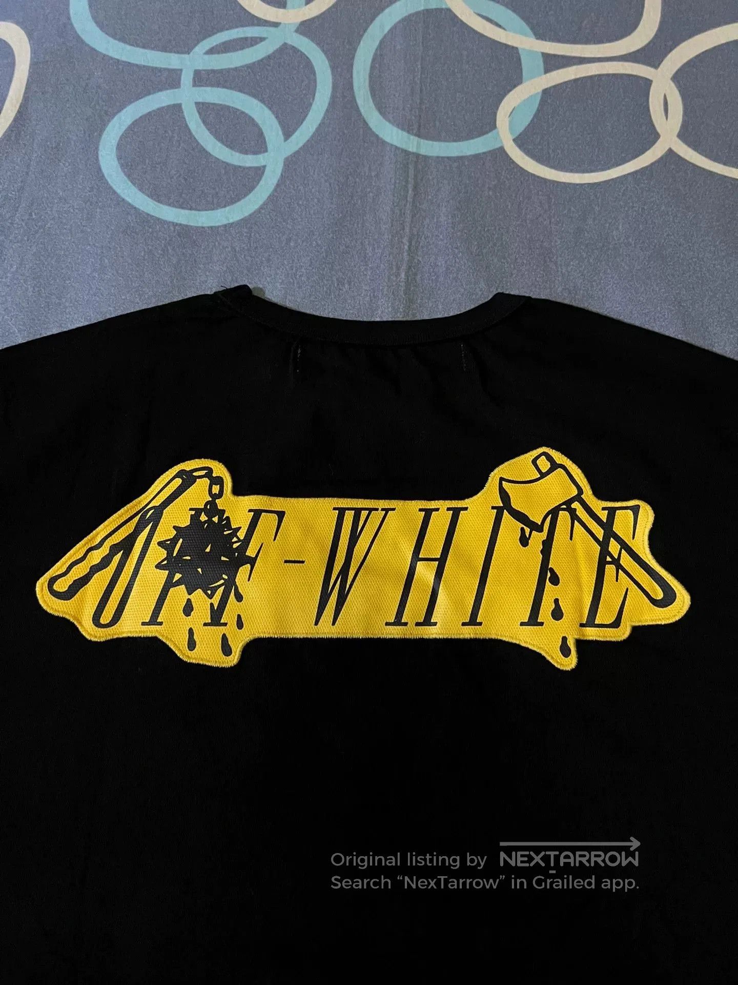 Off-White Off-White Embroidered Slogan T-Shirt. Size US M / EU 48-50 / 2 - 5 Thumbnail
