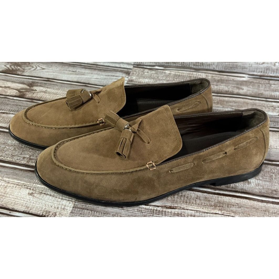 Loro Piana Loro Piana Francis Suede Tassel Dress Shoe size 44 US 11 col Size US 11 / EU 44 - 1 Thumbnail