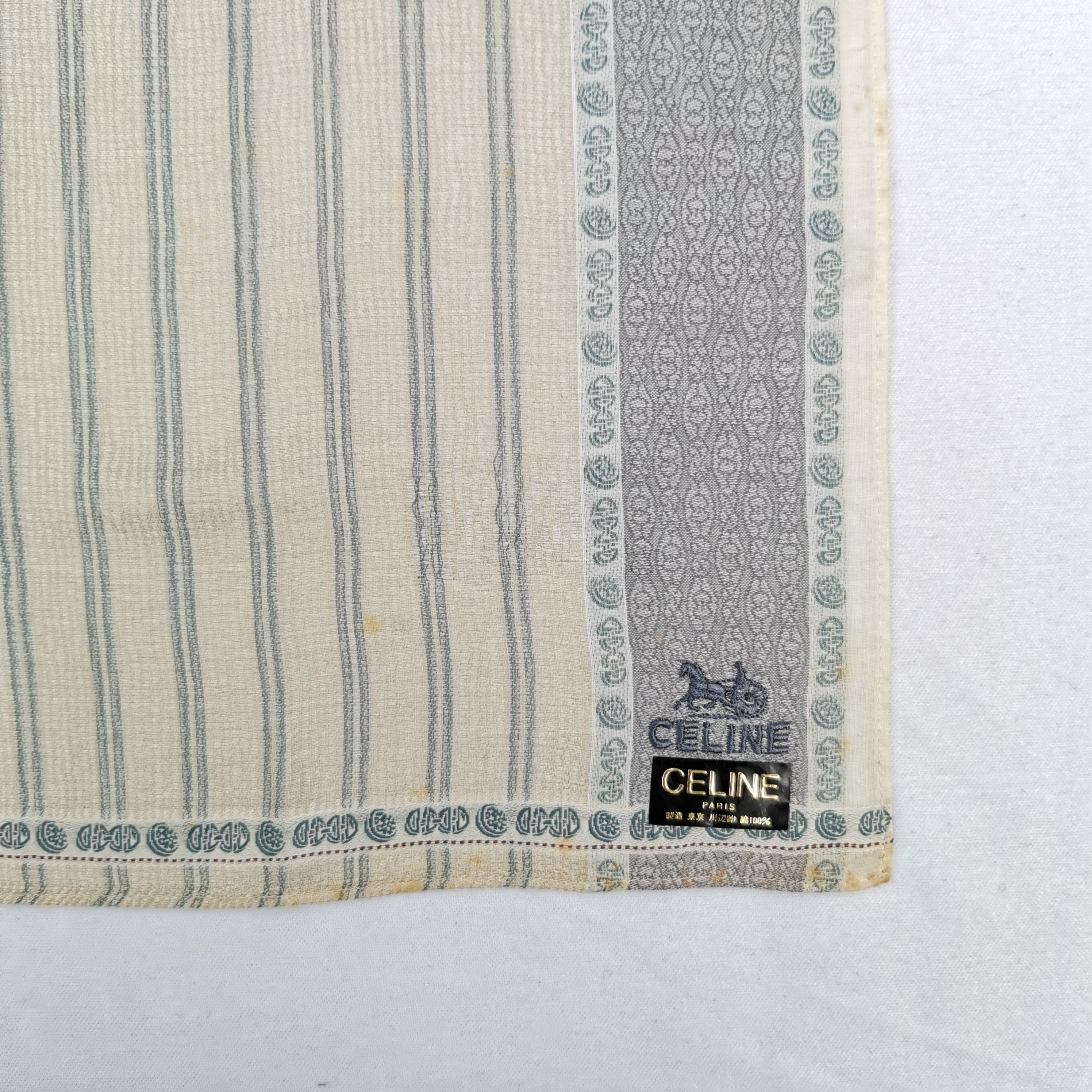 Celine NWT Vintage Celine Handkerchief Neckerchief Bandana Scarf Size ONE SIZE - 3 Thumbnail