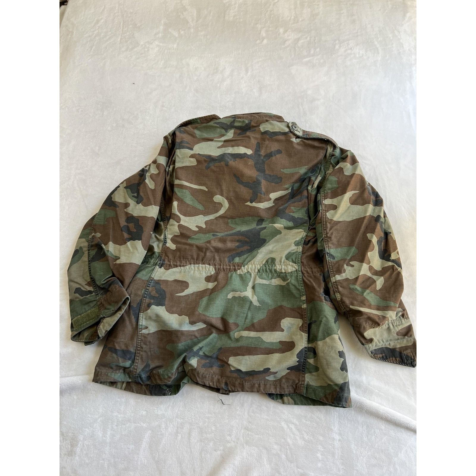 Alpha Industries Vintage US Army Jacket Mens Small M65 Woodland Camo Cold Wea Size US S / EU 44-46 / 1 - 7 Thumbnail