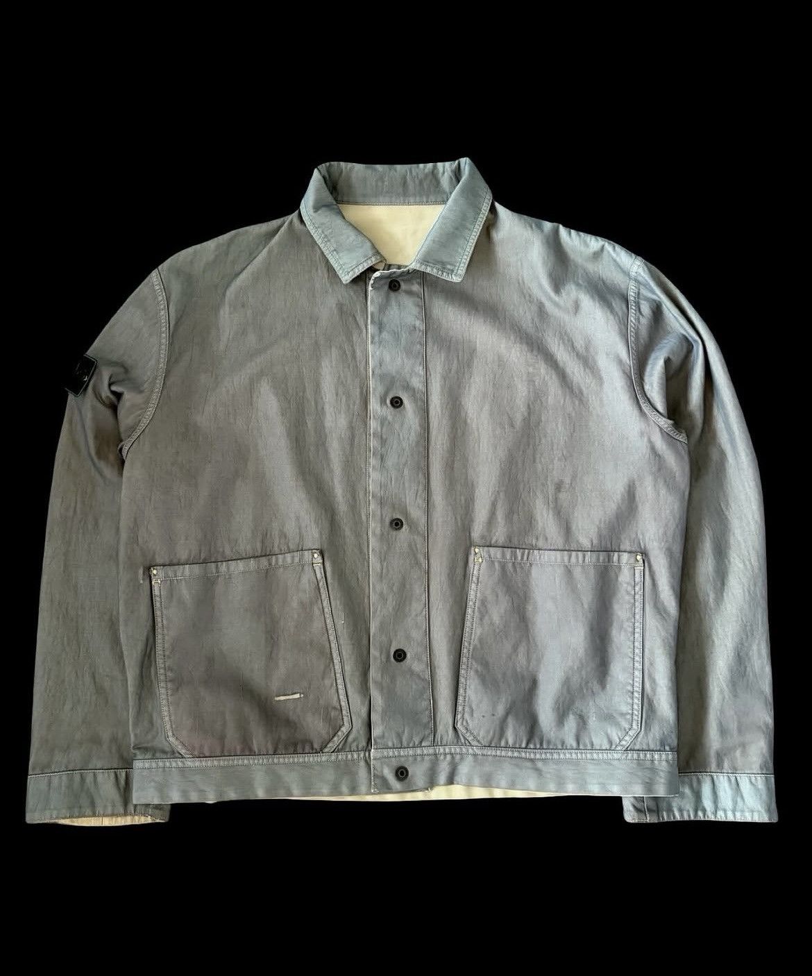 Stone Island Archive Vintage Stone island Tela Stella Spalmatura Jacket Size US XXL / EU 58 / 5 - 2 Thumbnail