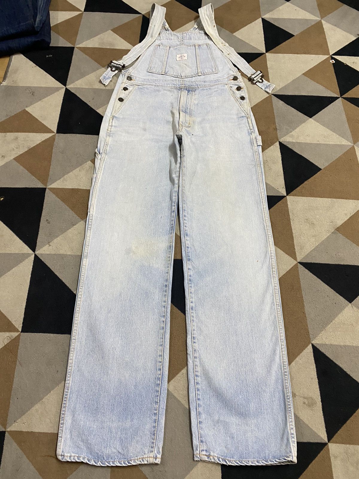 Edwin Vintage 80s Edwin Overall Loose Jumpsuits Size US 32 / EU 48 - 1 Thumbnail