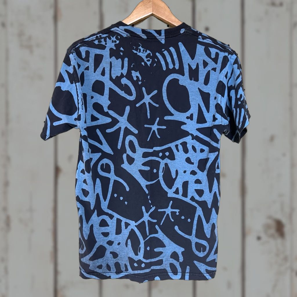 Anchor Blue Anchor Blue T-Shirt Crew Neck Multicolor All over Print Y2K Medium Men Regular Classic Streetwear Spray Paint Size US M / EU 48-50 / 2 - 1 Thumbnail