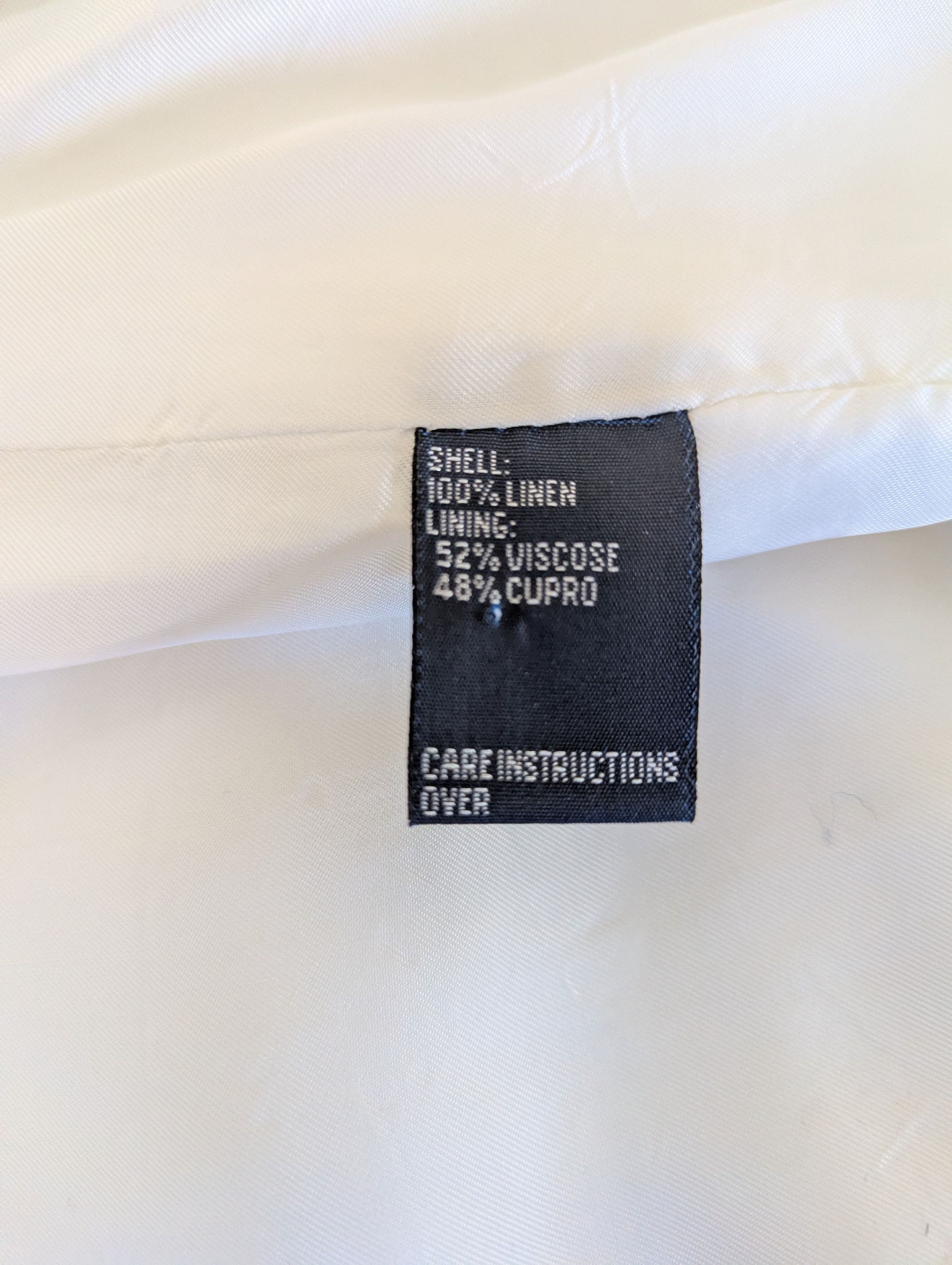 Polo Ralph Lauren Vintage Italian Linen Jacket Size 44L - 4 Thumbnail
