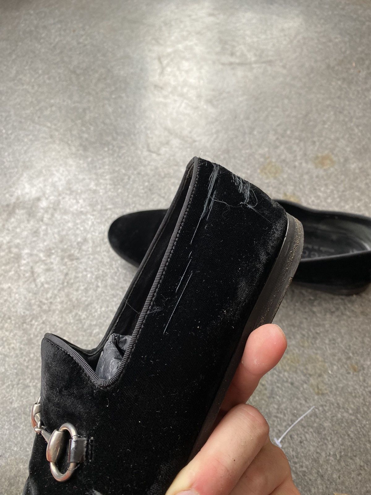 Gucci Gucci Velvet Loafers Size US 7 / EU 40 - 16 Thumbnail