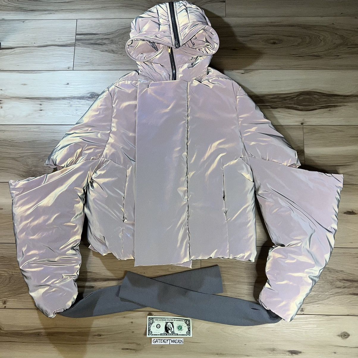 Rick Owens FW22 Strobe Reflex Gauntlet Jacket | Grailed