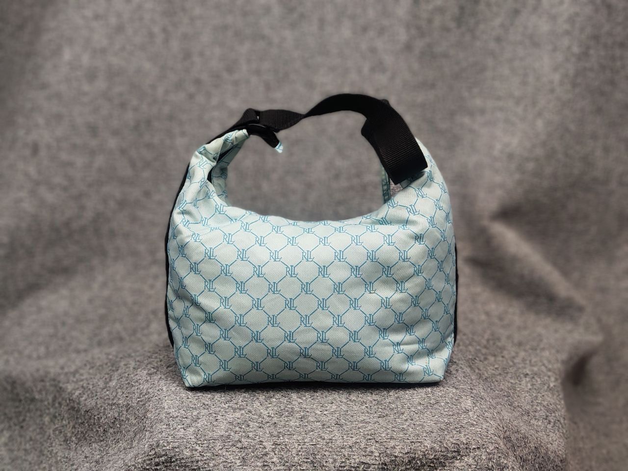 Polo Ralph Lauren Vintage Lauren Ralph Lauren Hobo Handbag blue Monogram Y2K Size ONE SIZE - 8 Thumbnail