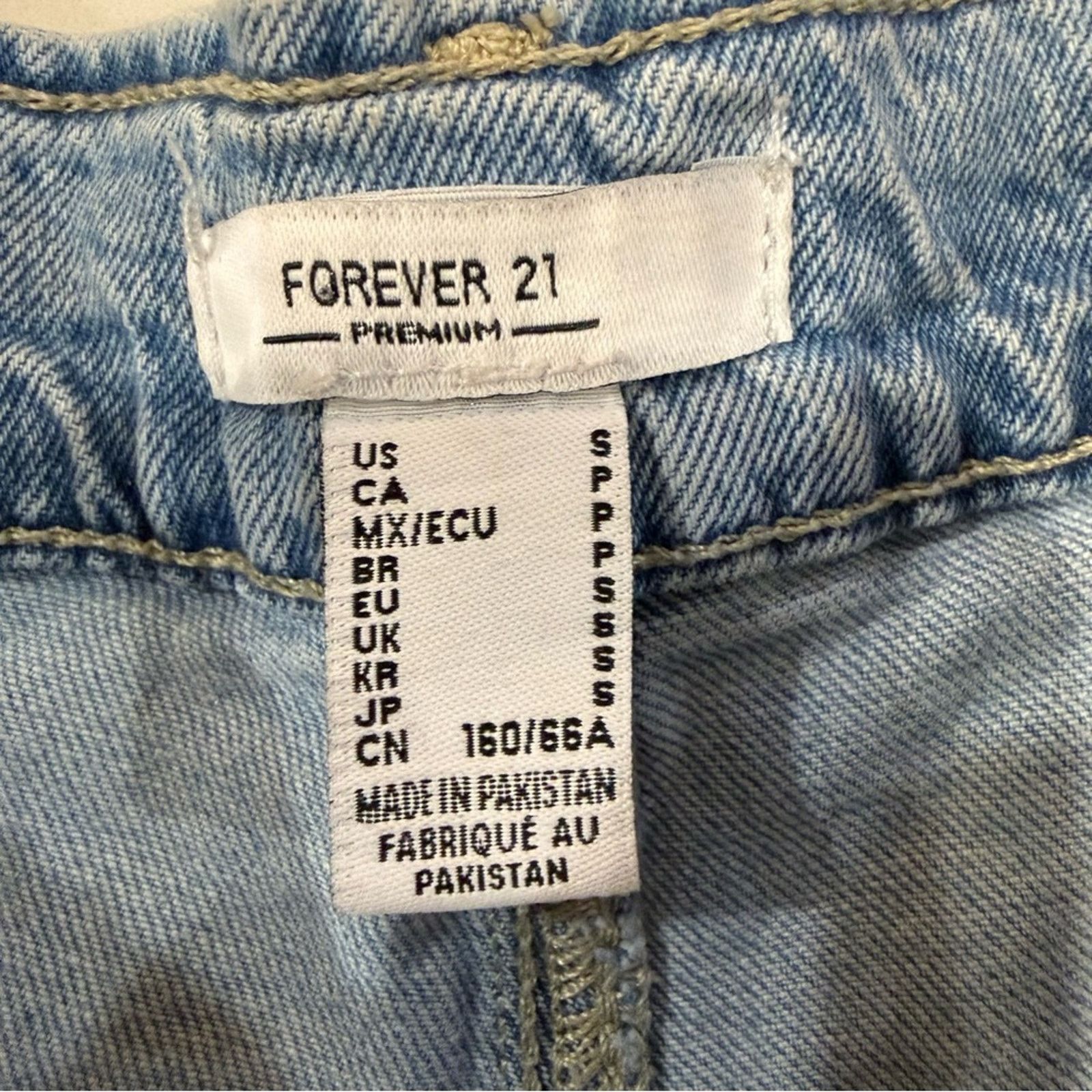 Forever 21 Forever 21 Premium Baggy Cargo Denim Jean Jogger Women Small Size 27" / US 4 / IT 40 - 5 Thumbnail