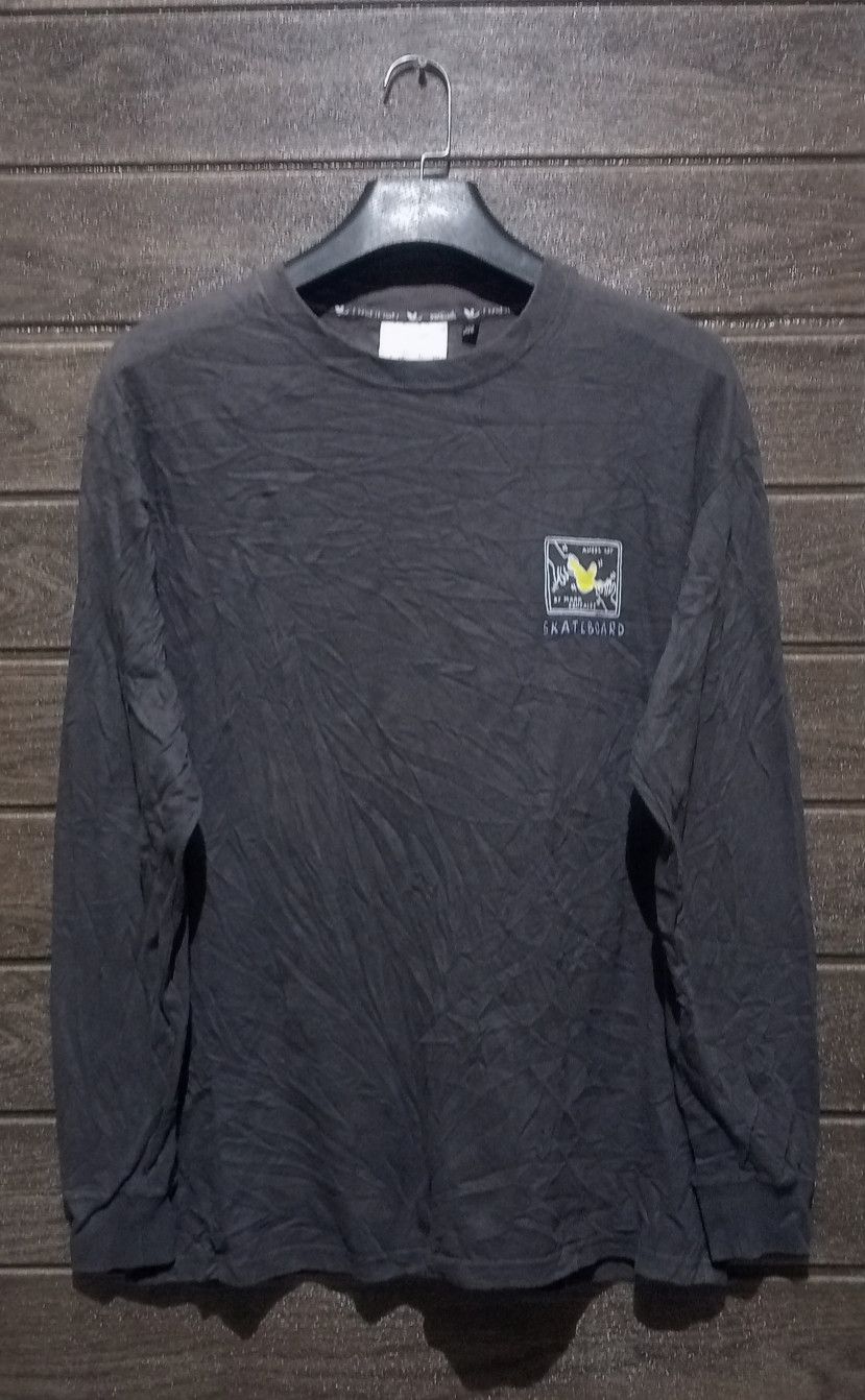 20471120 Vtg '90s Angel Art by Mark Gonzales Skateboard L/S Tshirt Size US L / EU 52-54 / 3 - 8 Thumbnail