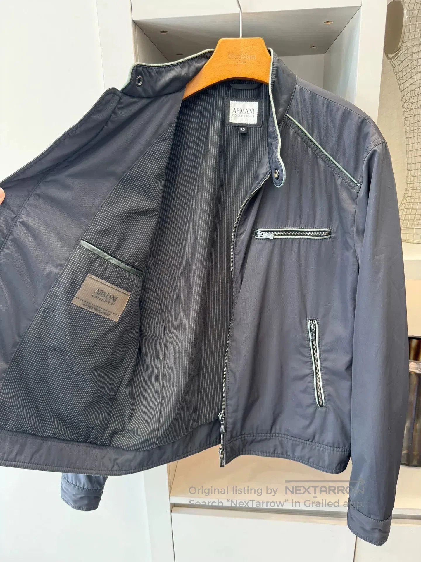Armani Collezioni Armani Collezioni Light Cotton Coat. Size US L / EU 52-54 / 3 - 7 Thumbnail