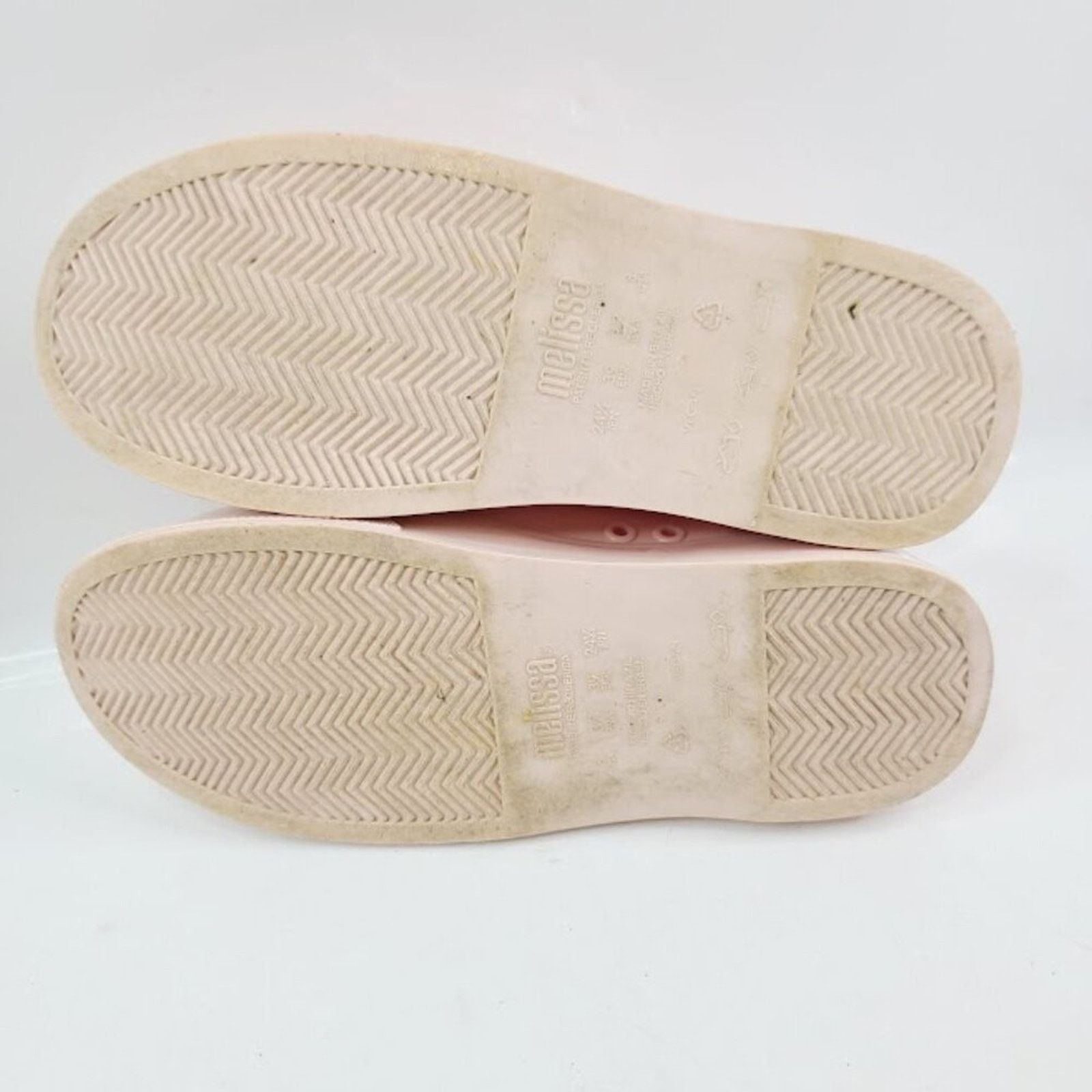 Melissa Melissa Baby Pink Rubber Sneakers – Berry Scented Size 8 Size US 8 / IT 38 - 5 Thumbnail