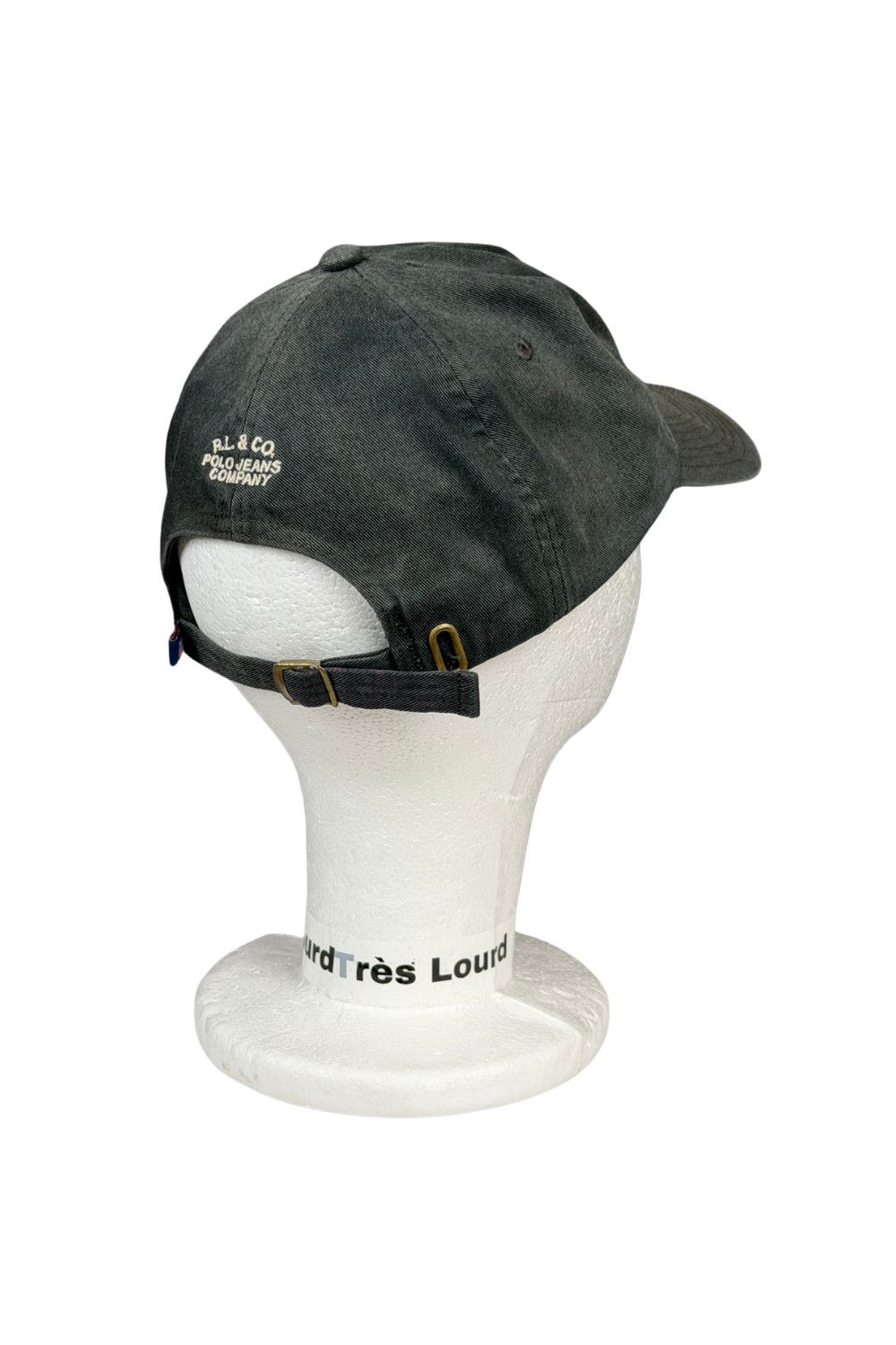Polo Ralph Lauren Vintage Polo Jeans Co RL Logo Faded Cap Distressed Workwear Size ONE SIZE - 9 Thumbnail