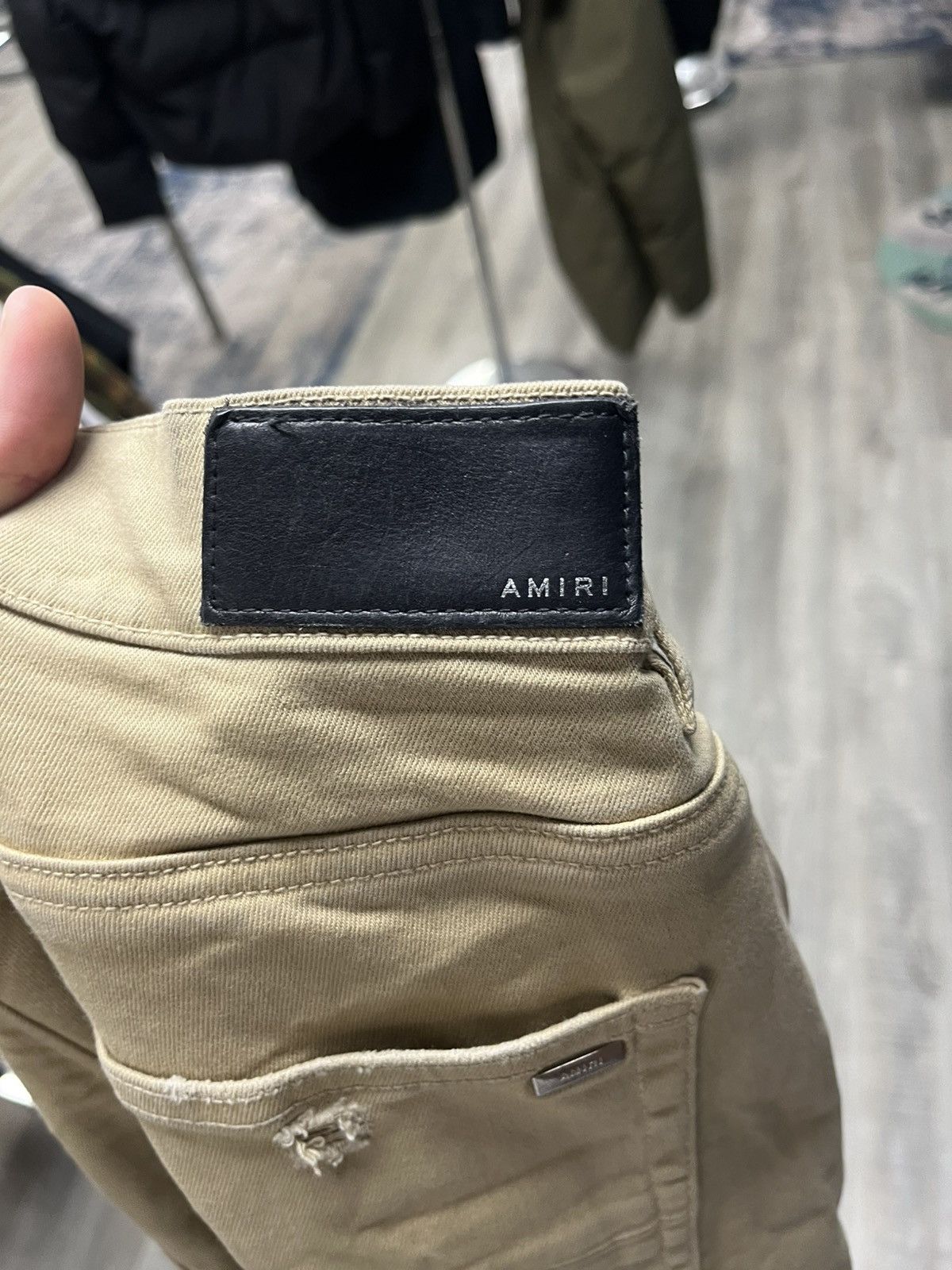 Amiri Amiri MX1 Khaki Patches Tan Beige Denim Size US 32 / EU 48 - 6 Thumbnail