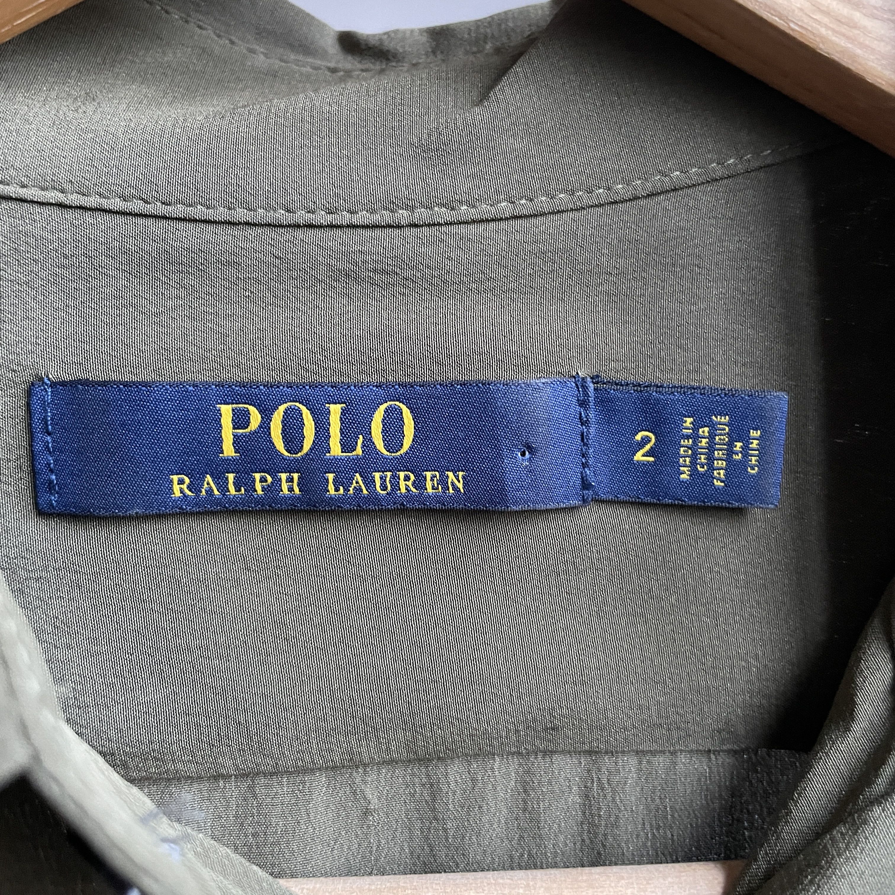 Polo Ralph Lauren Polo Ralph Lauren Military Silk Belted Shirt Dress Size 2 Size XS / US 0-2 / IT 36-38 - 9 Thumbnail