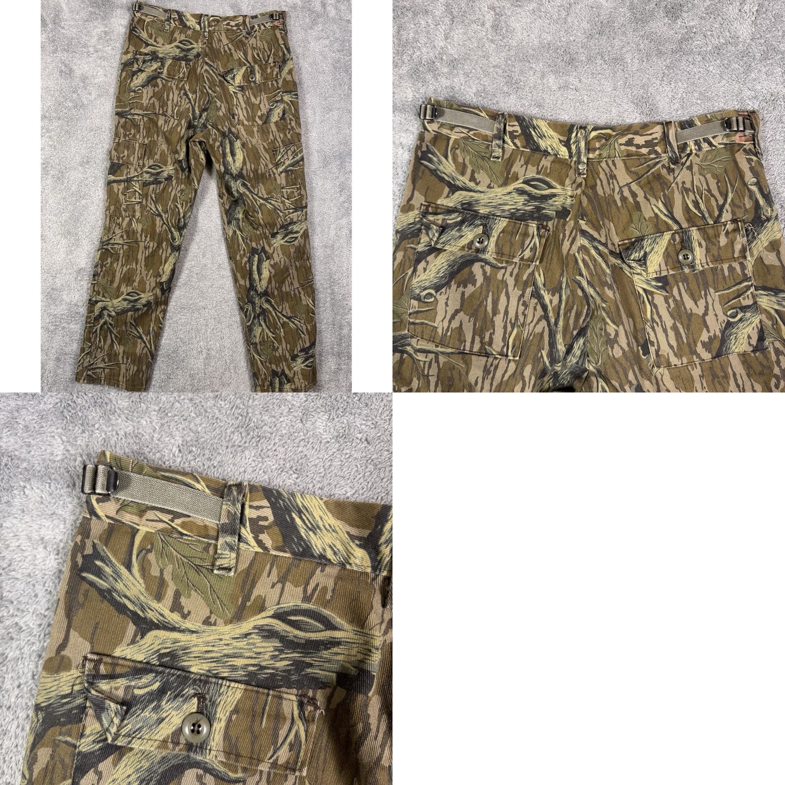 Vintage VINTAGE Mossy Oak Pants Mens 34x32 Cargo Hunting Treestand USA Made Cargo Pants Mens 34x32 Brown Camouflage Mens Size US 34 / EU 50 - 9 Thumbnail