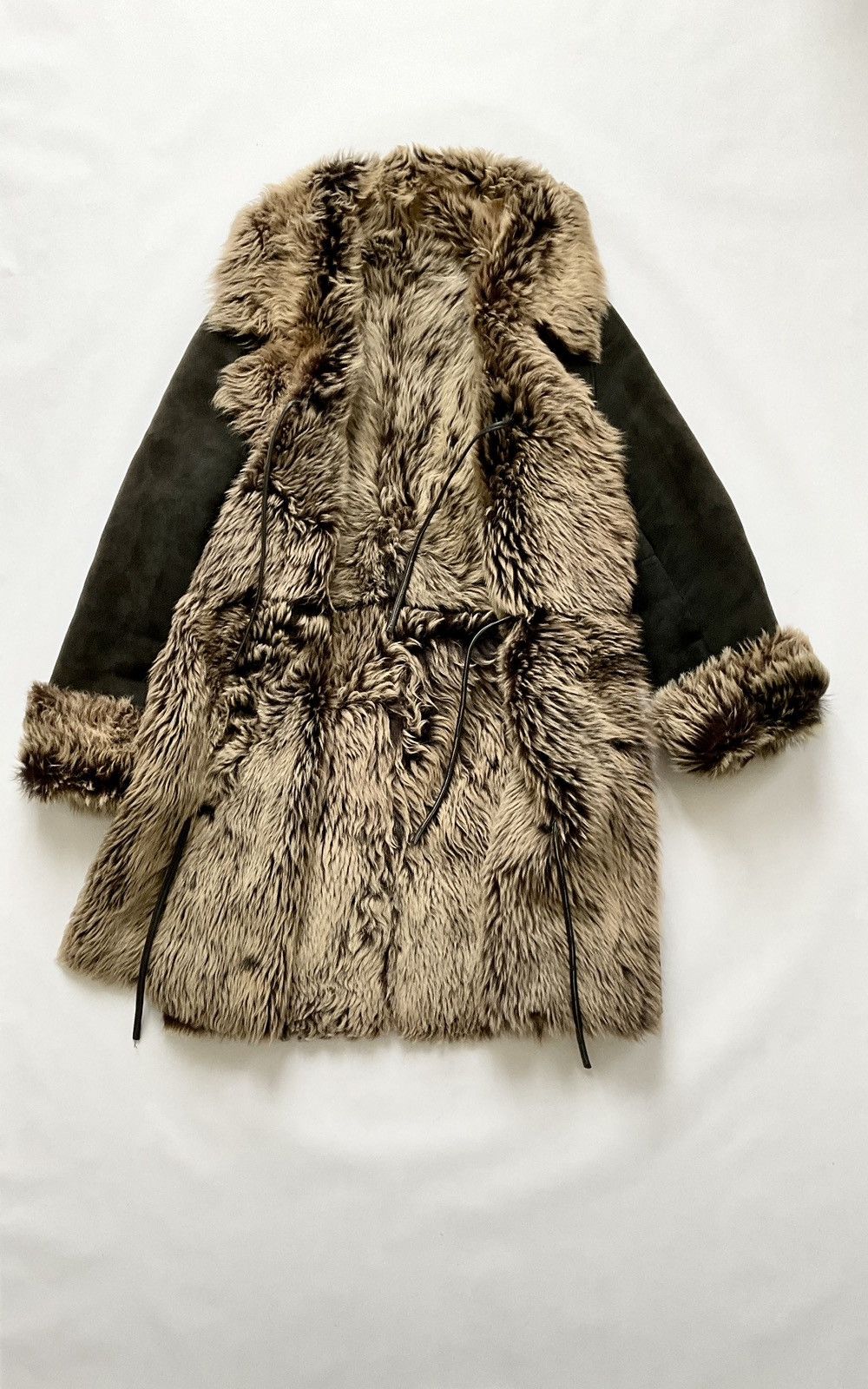 Vintage Vintage coat in daim with fur lining Size S / US 4 / IT 40 - 3 Thumbnail
