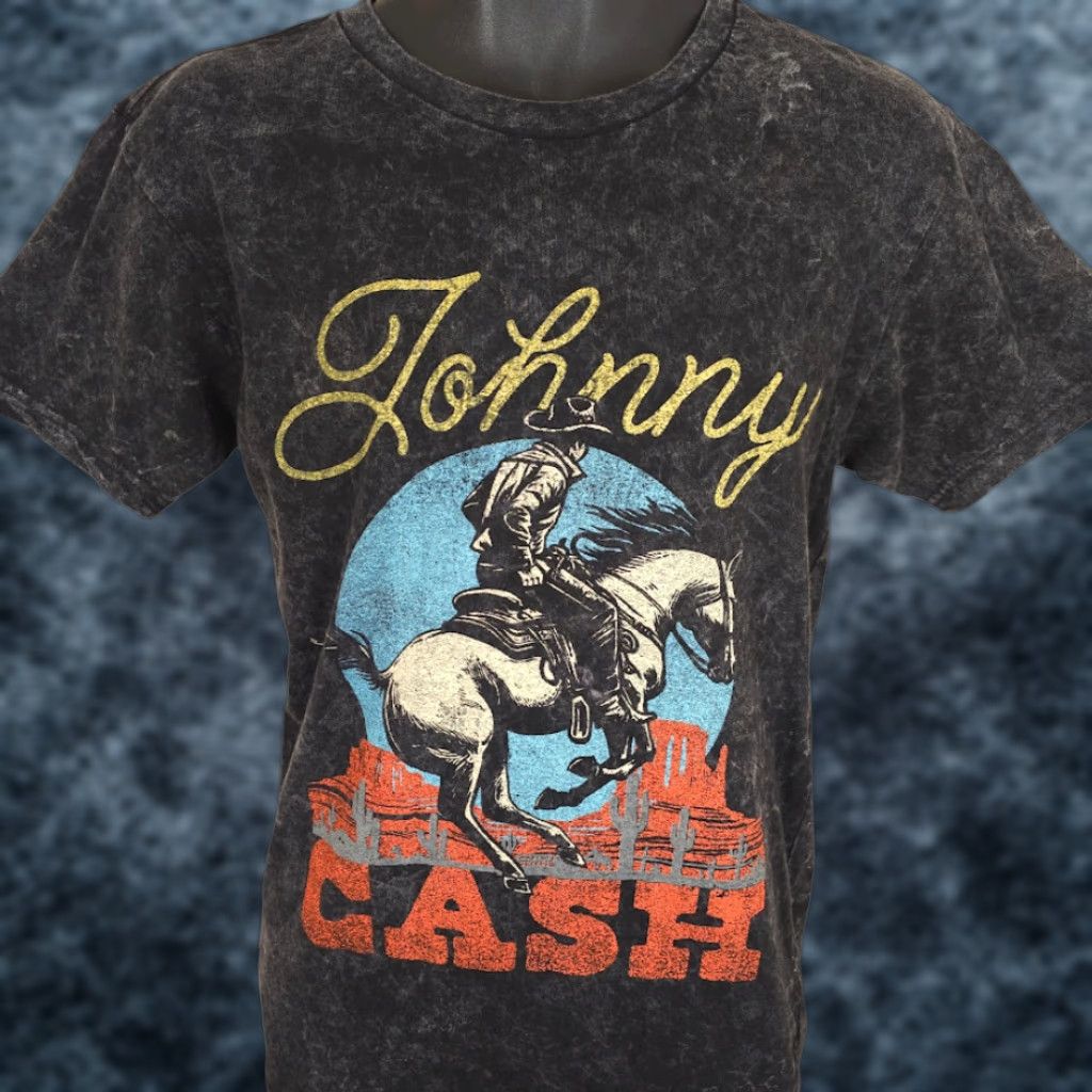 Vintage VINTAGE Johnny Cash Shirt Mens Small Gray Cowboy Country Music Size US S / EU 44-46 / 1 - 1 Thumbnail