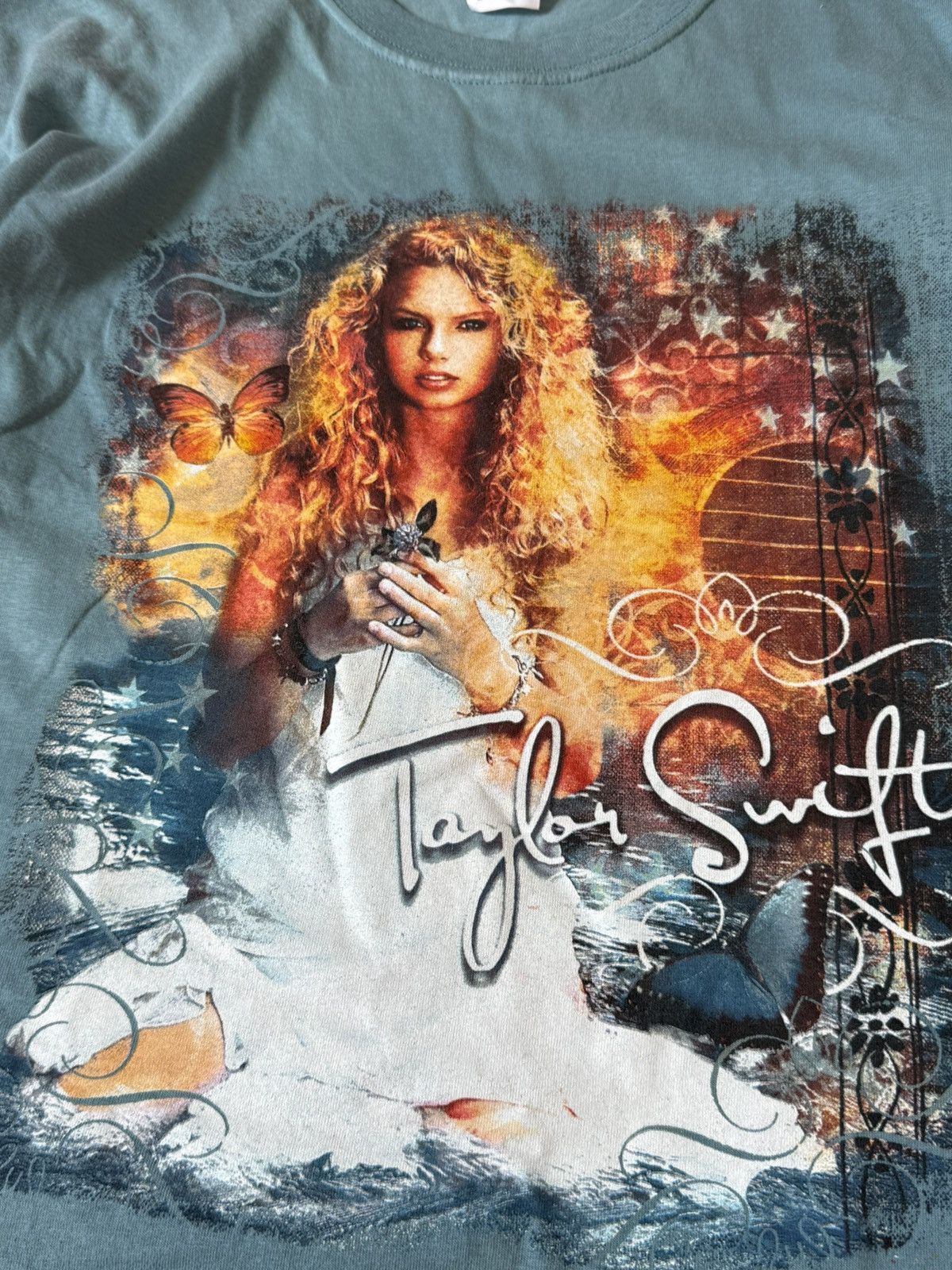 Band Tees × Rap Tees × Vintage Rare - Vintage Taylor swift - L - Debut tour t shirt Size US L / EU 52-54 / 3 - 4 Thumbnail