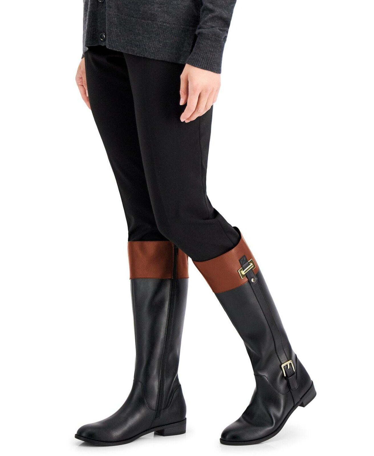 Other Karen Scott Women's Black Deliee2 Riding Boots - Black - 5.5 Size US 5.5 / IT 35.5 - 6 Thumbnail