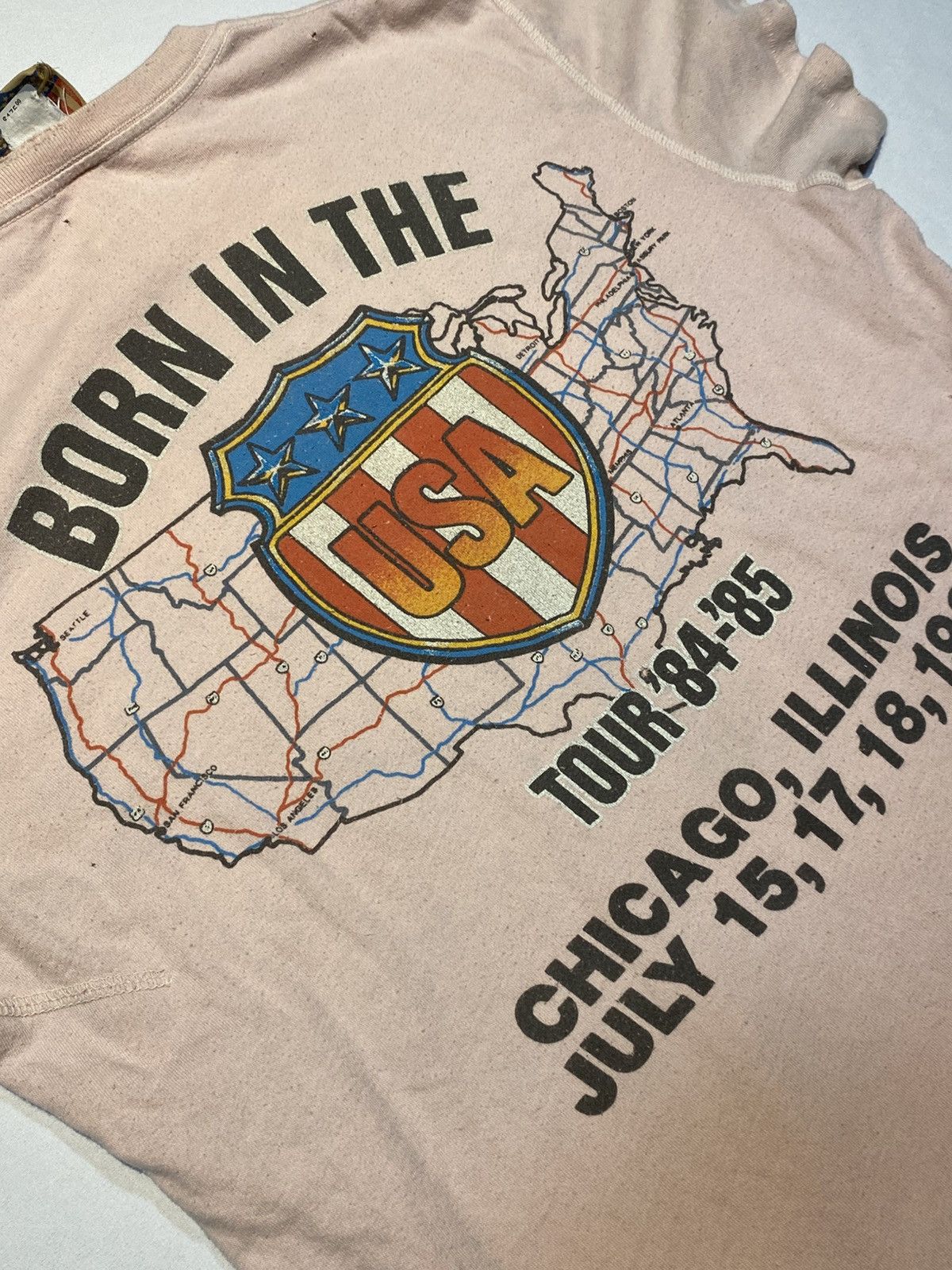 Band Tees Vintage Thrashed Bruce Springstein Graphic TShirt Size US M / EU 48-50 / 2 - 9 Thumbnail