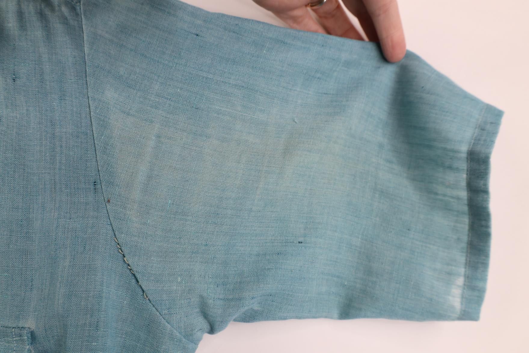 Vintage Vintage 60s 70s Rockabilly Fleck Knit Button Down Shirt Blue Size US S / EU 44-46 / 1 - 6 Thumbnail