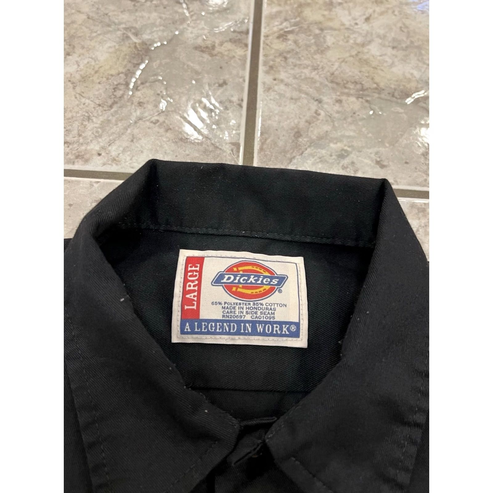 Dickies Dickies Black Short Sleeve uniform mechanic Twill Work Shirt Adult Large Mens Size US L / EU 52-54 / 3 - 4 Thumbnail