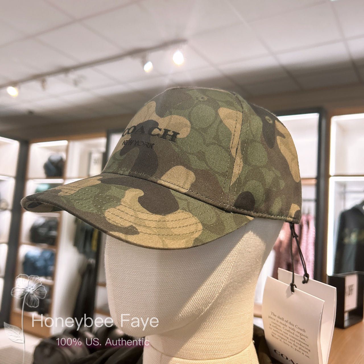 NWT Coach men's Embroidered Baseball Hat