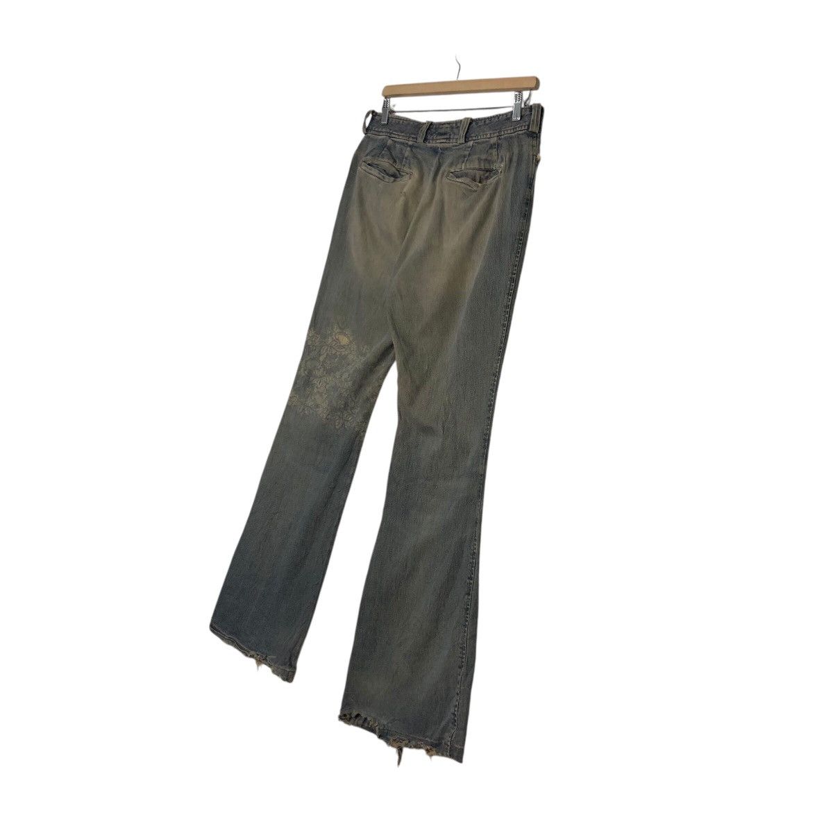 Hysteric Glamour Vintage Denim Jeans Bow Cut Design Flare Jeans Tornado Mart Size US 30 / EU 46 - 13 Thumbnail