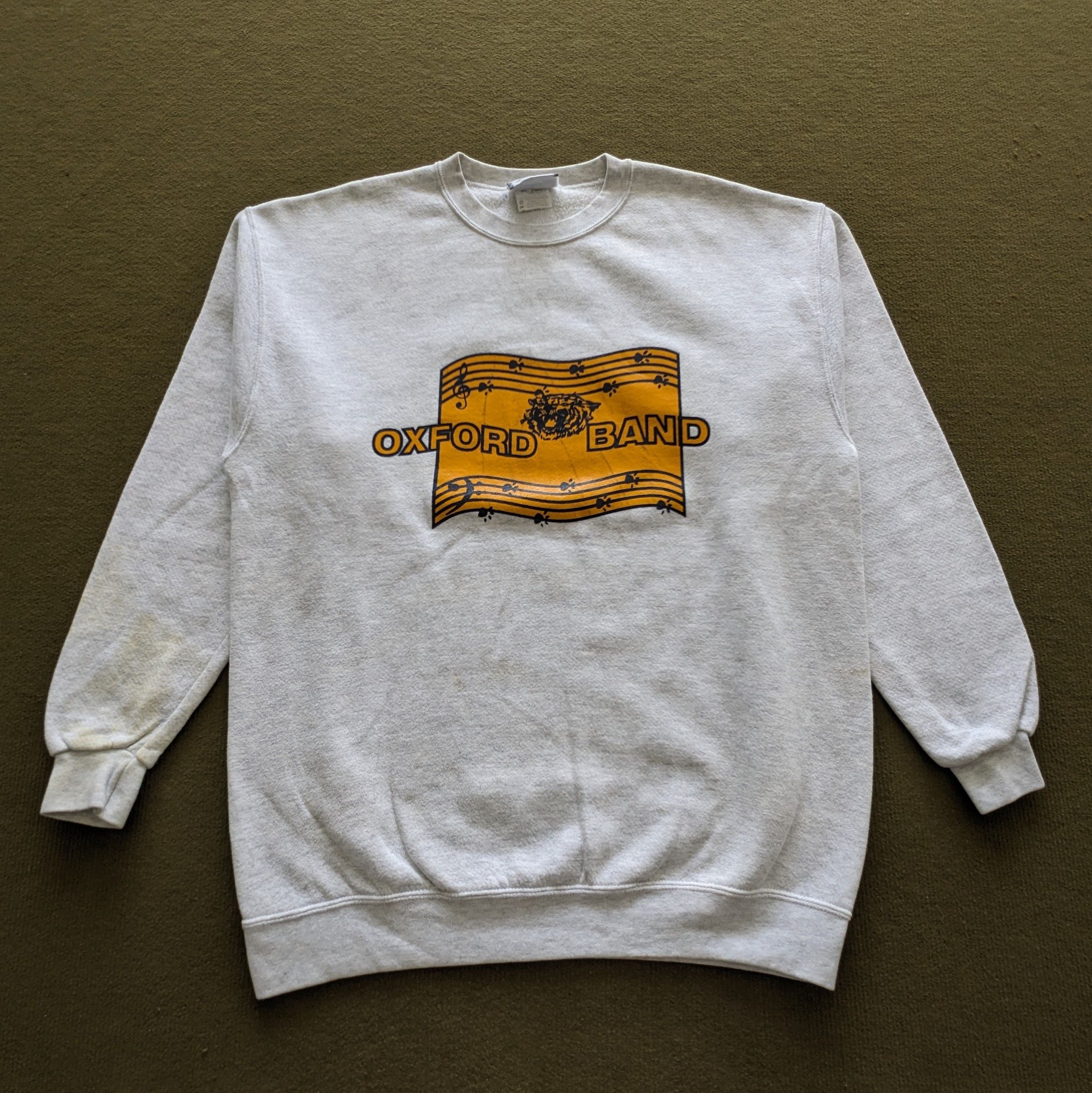 Lee Vintage LEE OXFORD BAND Crewneck Sweatshirt Size US M / EU 48-50 / 2 - 1 Thumbnail