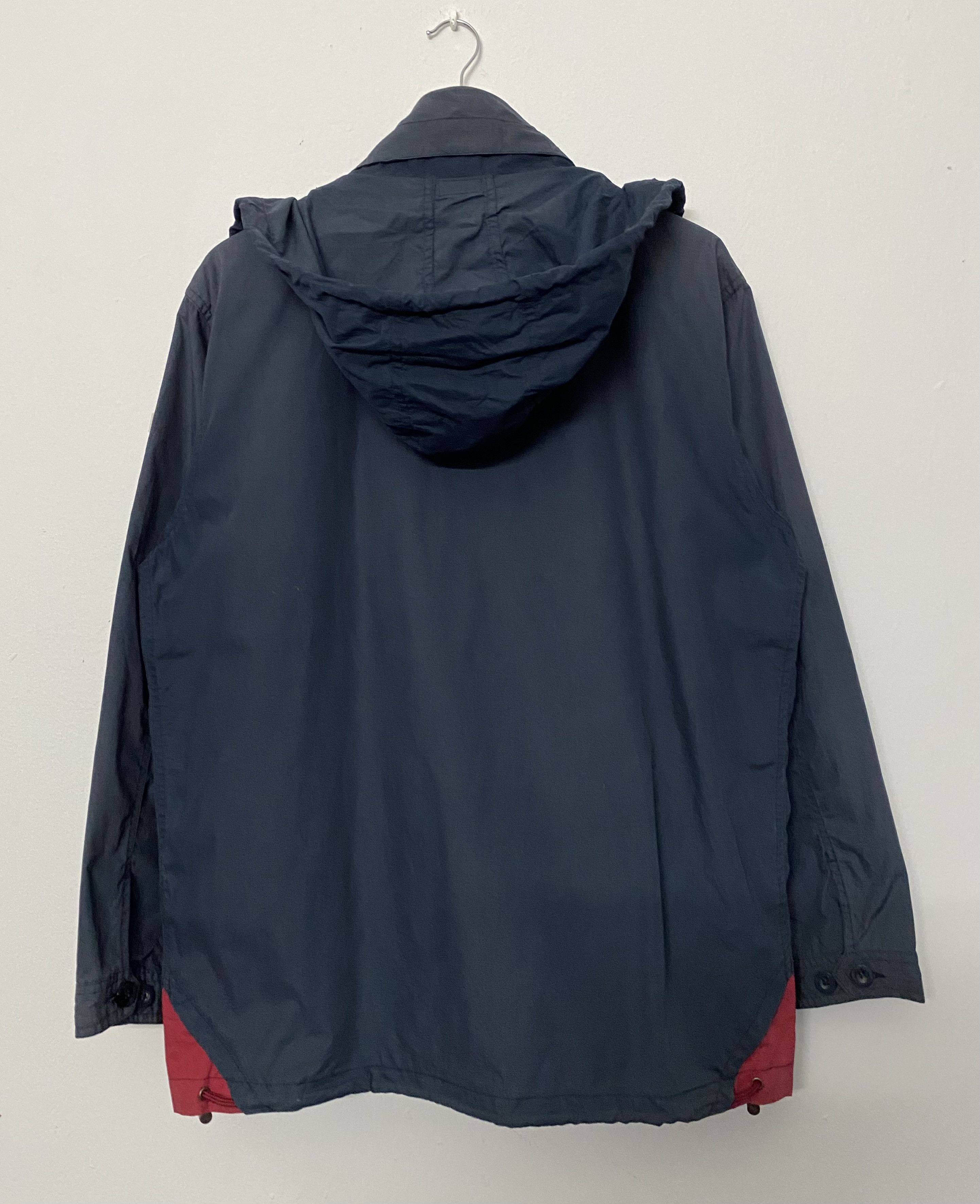 Vintage Vintage Northbury England Navy Hooded Windbreaker Jacket Size US L / EU 52-54 / 3 - 2 Thumbnail