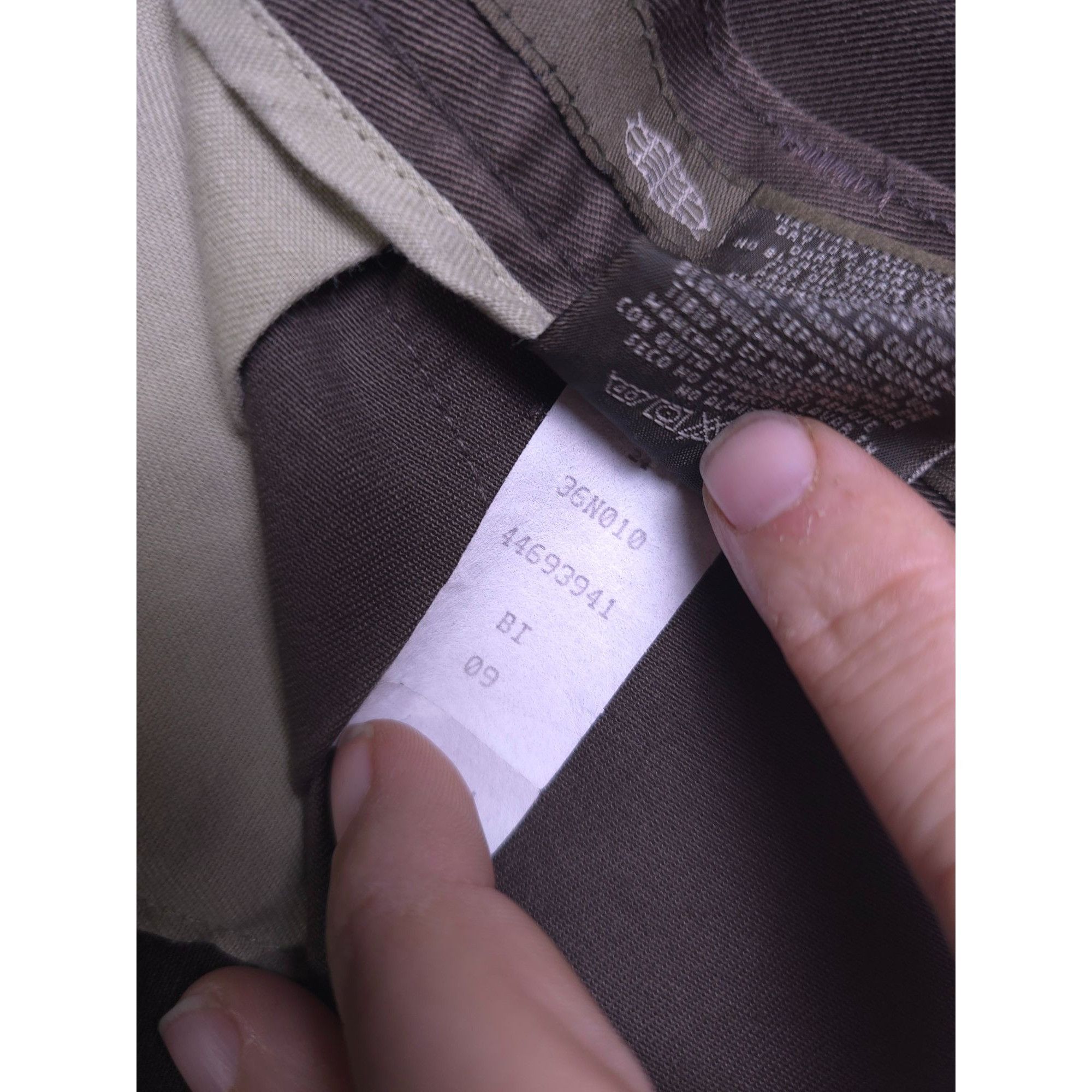 Savane Savane Men's Pleated Chino Pants 100% Cotton Brown Size 48 x Size 48L - 6 Thumbnail