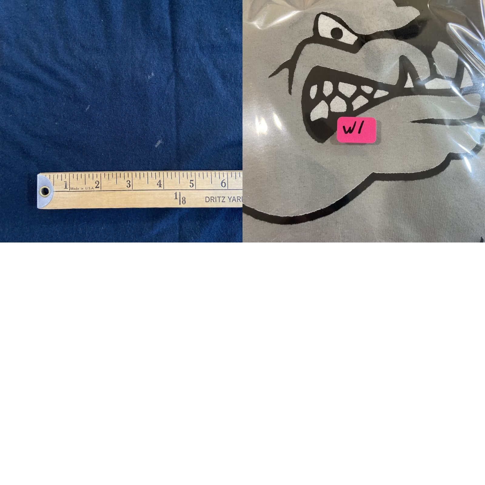 Anvil VINTAGE US Marine Bulldogs T-Shirt Made in USA Avil Size Large Blue Men's Anvil Graphic Tee 1990s Short Sleeve Cotton Regular Size US L / EU 52-54 / 3 - 8 Thumbnail