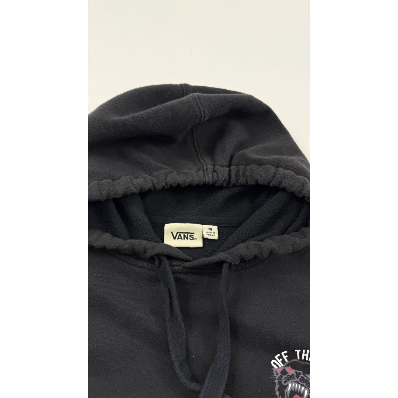 Vans VANS Hoodie Mens Medium Black Graphic Pullover Off The Wall Outdoor Size US M / EU 48-50 / 2 - 4 Thumbnail