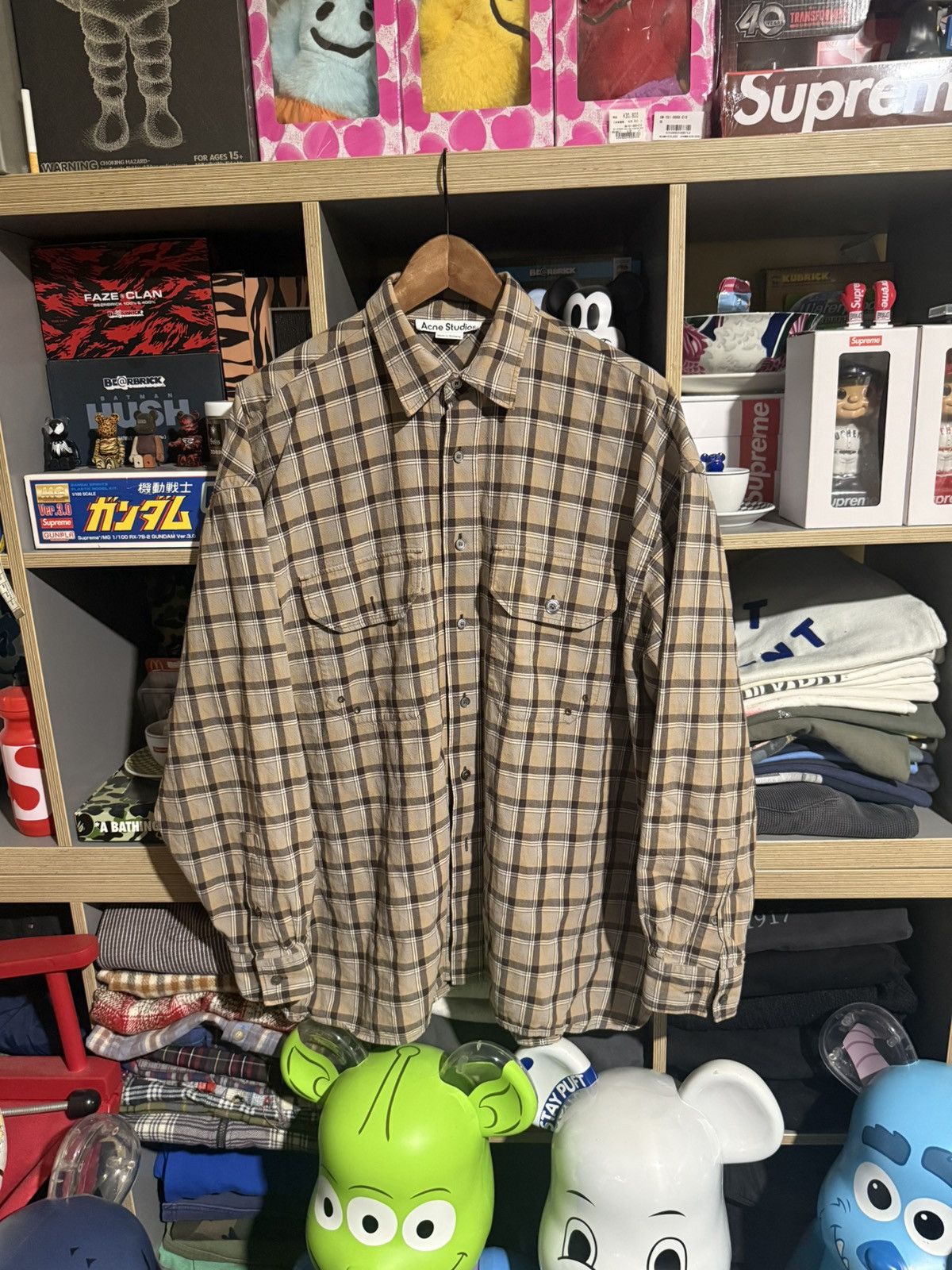 Acne Studios Acne Studios Brown Button Up Longsleeve Shirt Size US XS / EU 42 / 0 - 1 Thumbnail