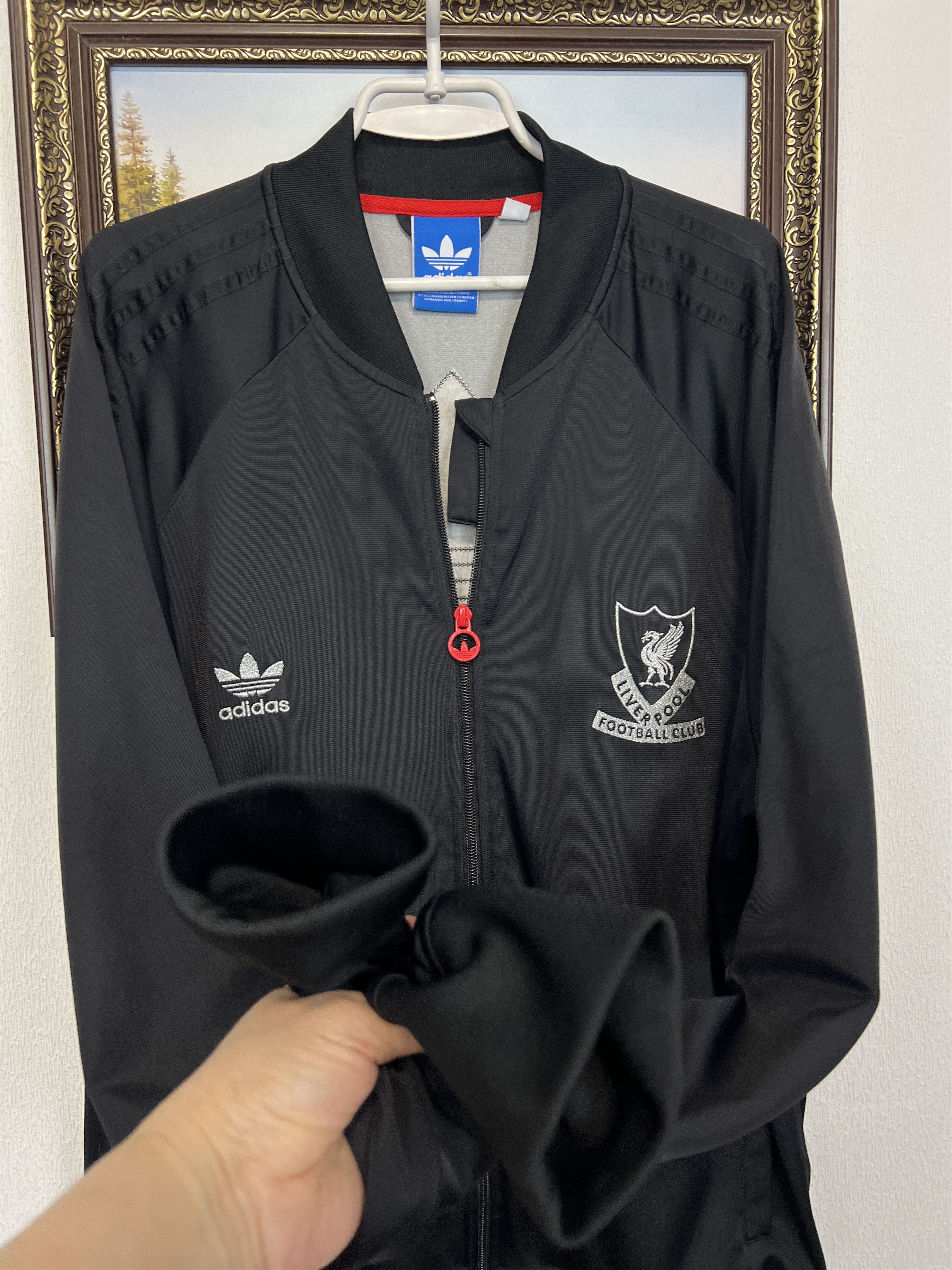Adidas Adidas Originals Liverpool Football Jacket Soccer Track Top Size US XXL / EU 58 / 5 - 6 Thumbnail