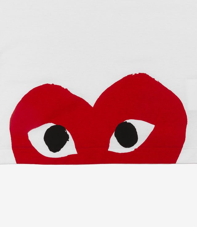 Comme des Garcons PLAY Comme des Garçons Play Oversized Heart Tee White Size US L / EU 52-54 / 3 - 3 Thumbnail
