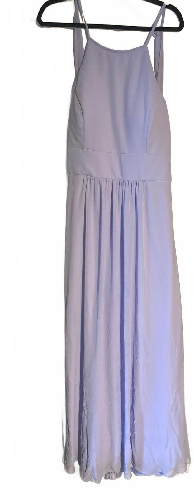 Designer Elegant Morilee Lilac Maxi Dress - Perfect for Formal Events Size XXL / US 16-18 / IT 52-54 - 1 Thumbnail