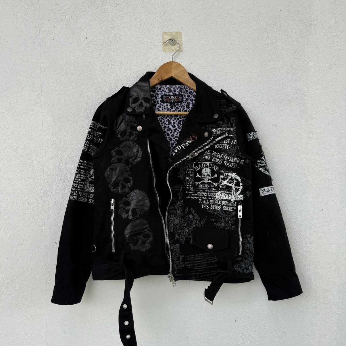 Seditionaries Mad Punk Gothic Skull Cross Bondage y2k Jacket Size US L / EU 52-54 / 3 - 2 Thumbnail