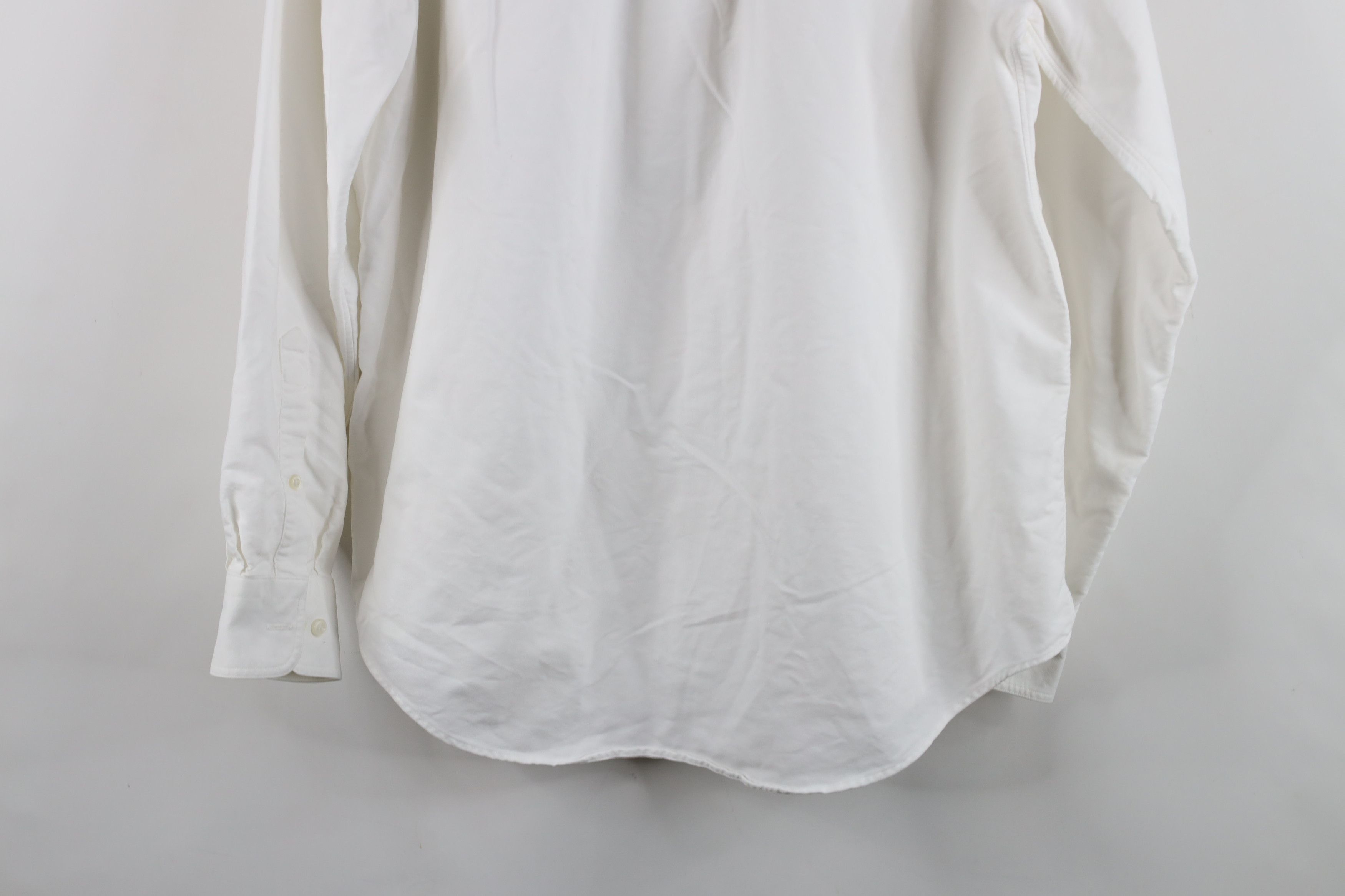 Lands' End Vintage 90s Lands End Collared Button Down Shirt White Size US M / EU 48-50 / 2 - 13 Thumbnail